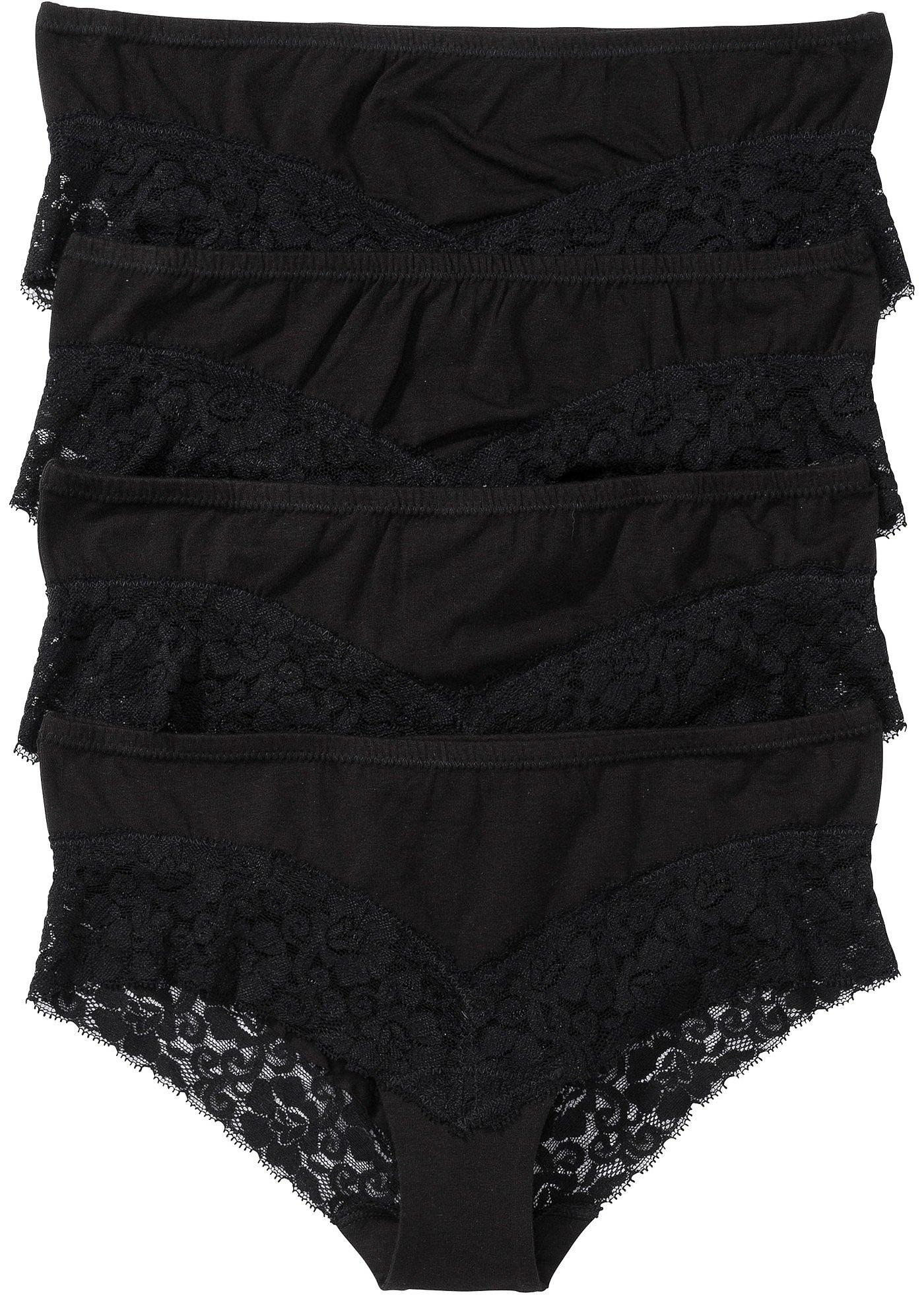 Lot de 4 culottes à dentelle