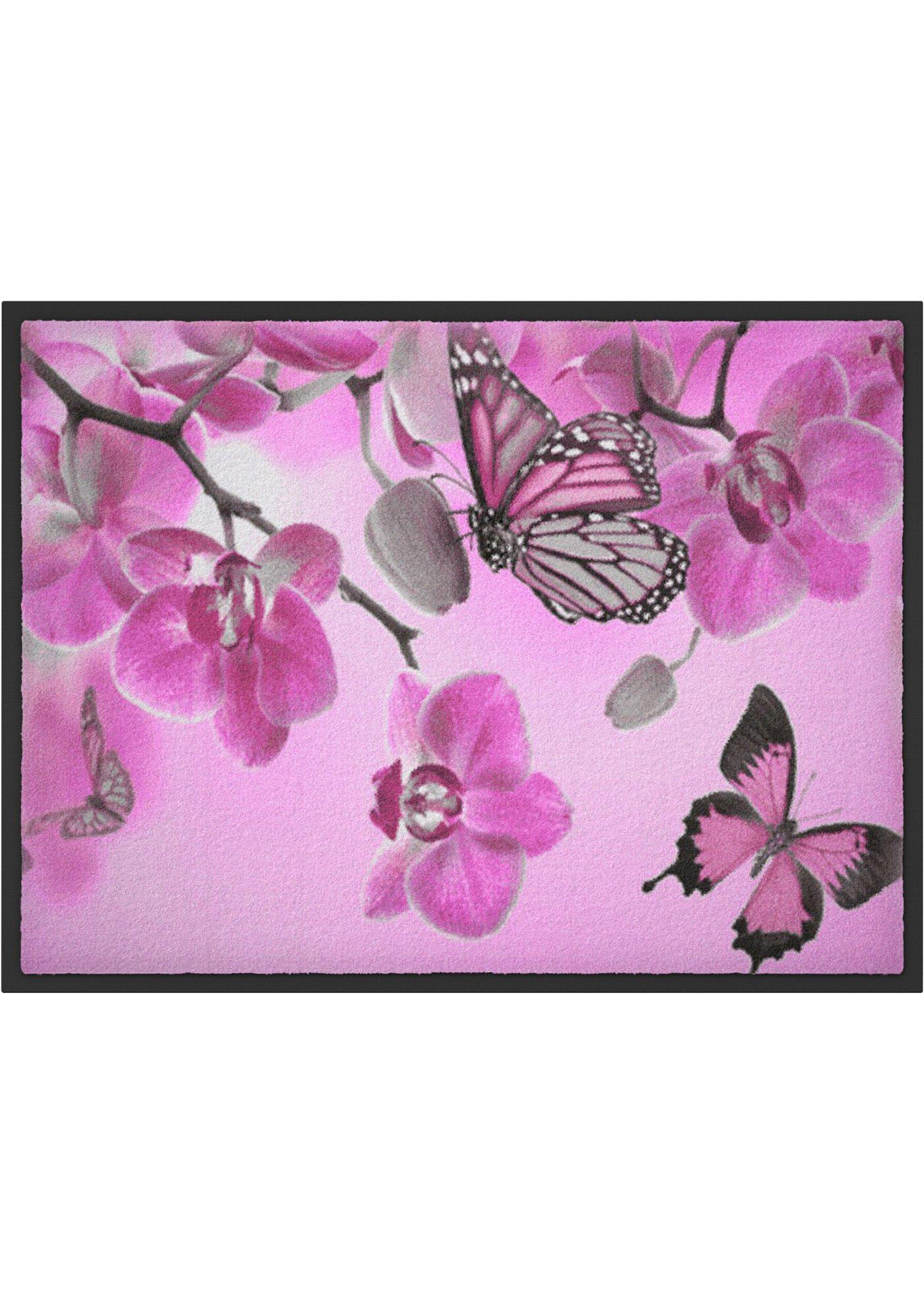 Tapis de protection imprimé papillon