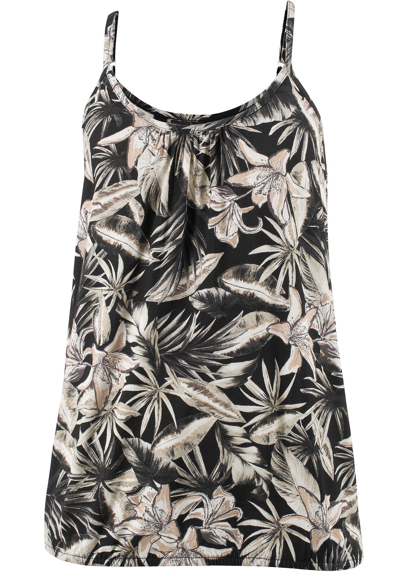 Top à imprimé floral