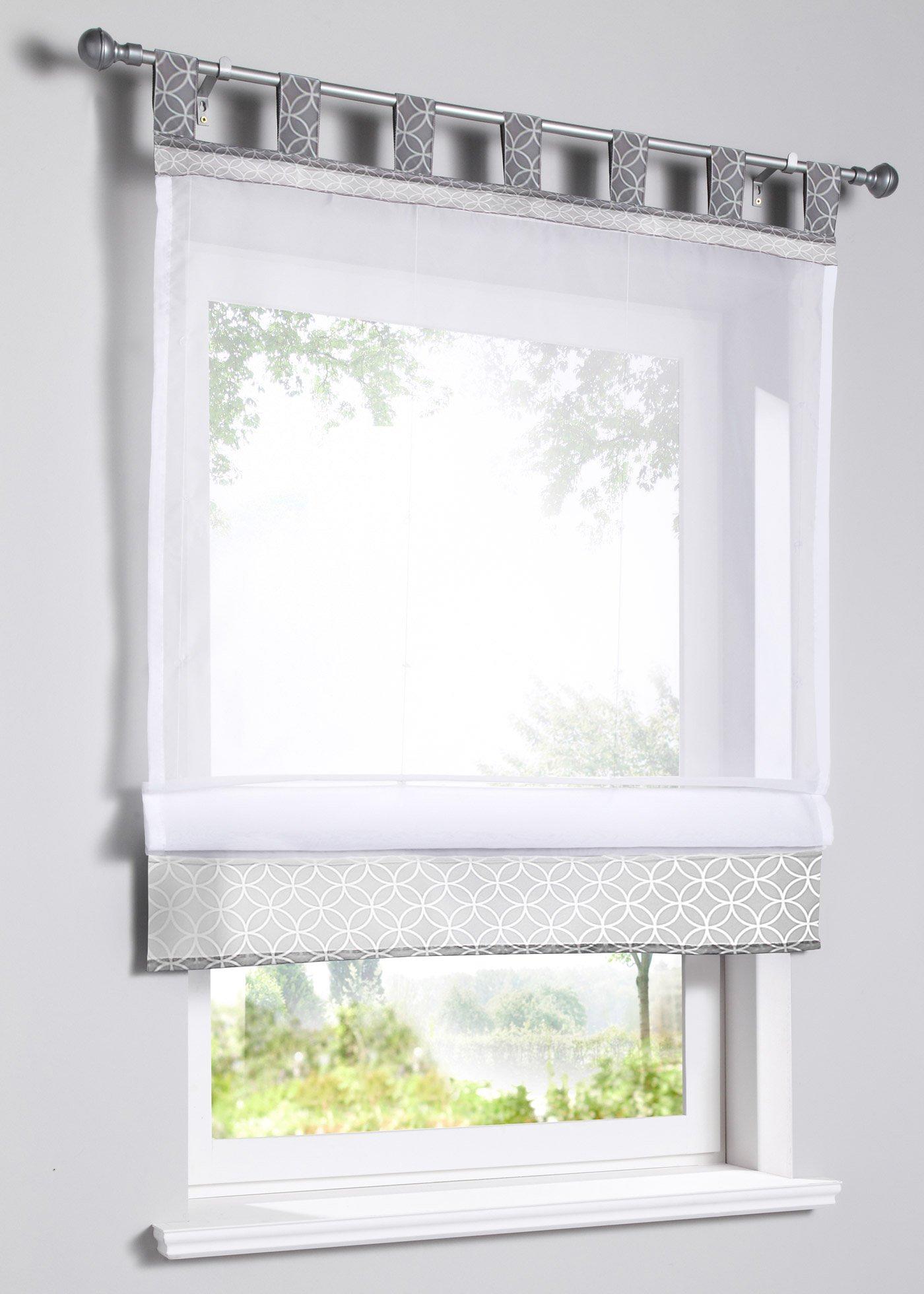 Store bateau à bordure imprimée