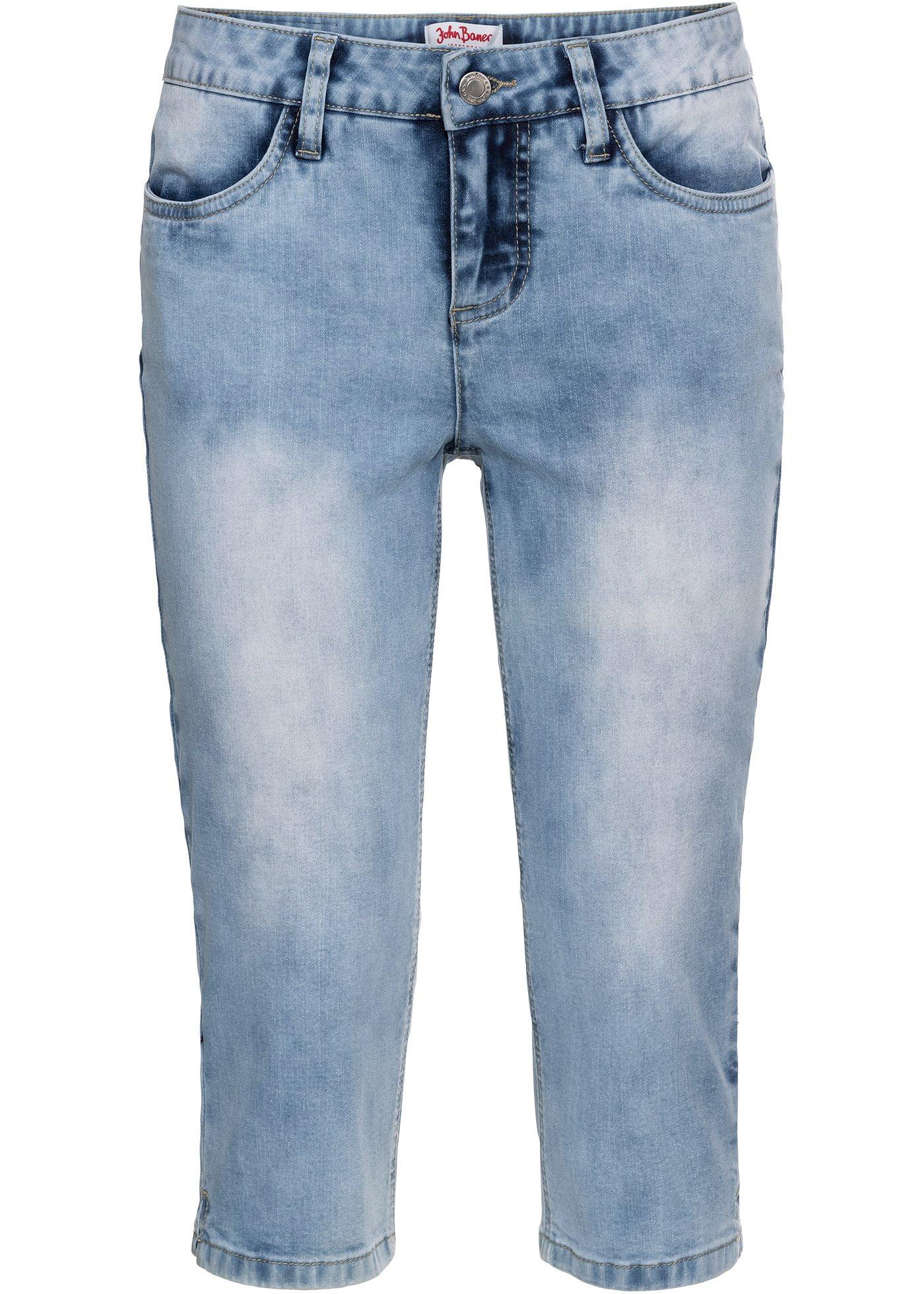 Corsaire en jean extensible