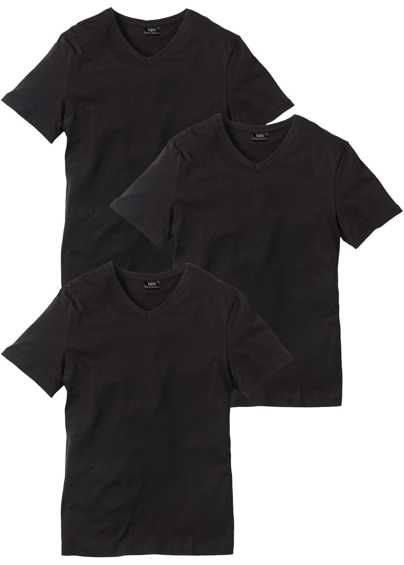 Lot de 3 T-shirts col en V