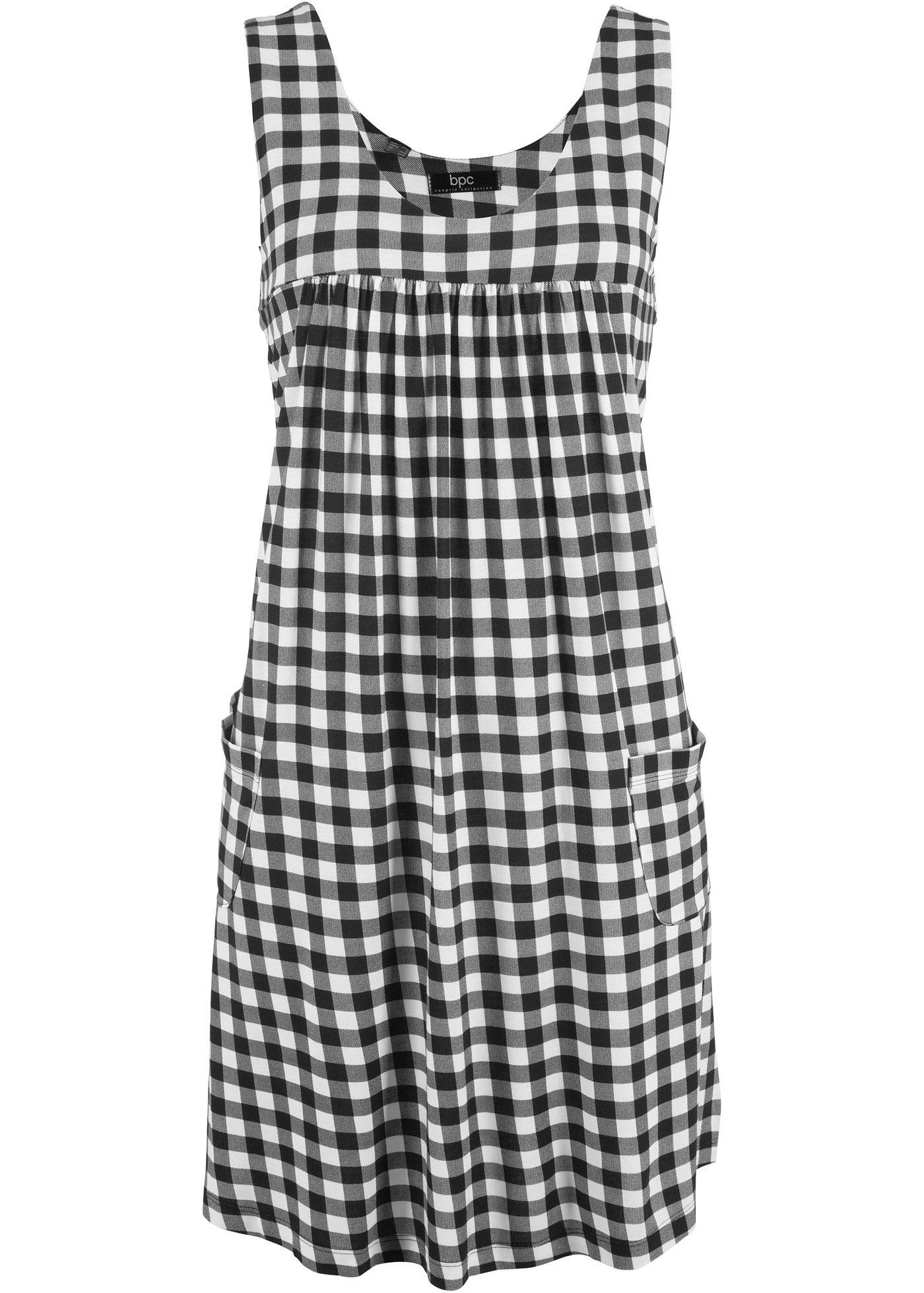 Robe en jersey à poches, imprimée