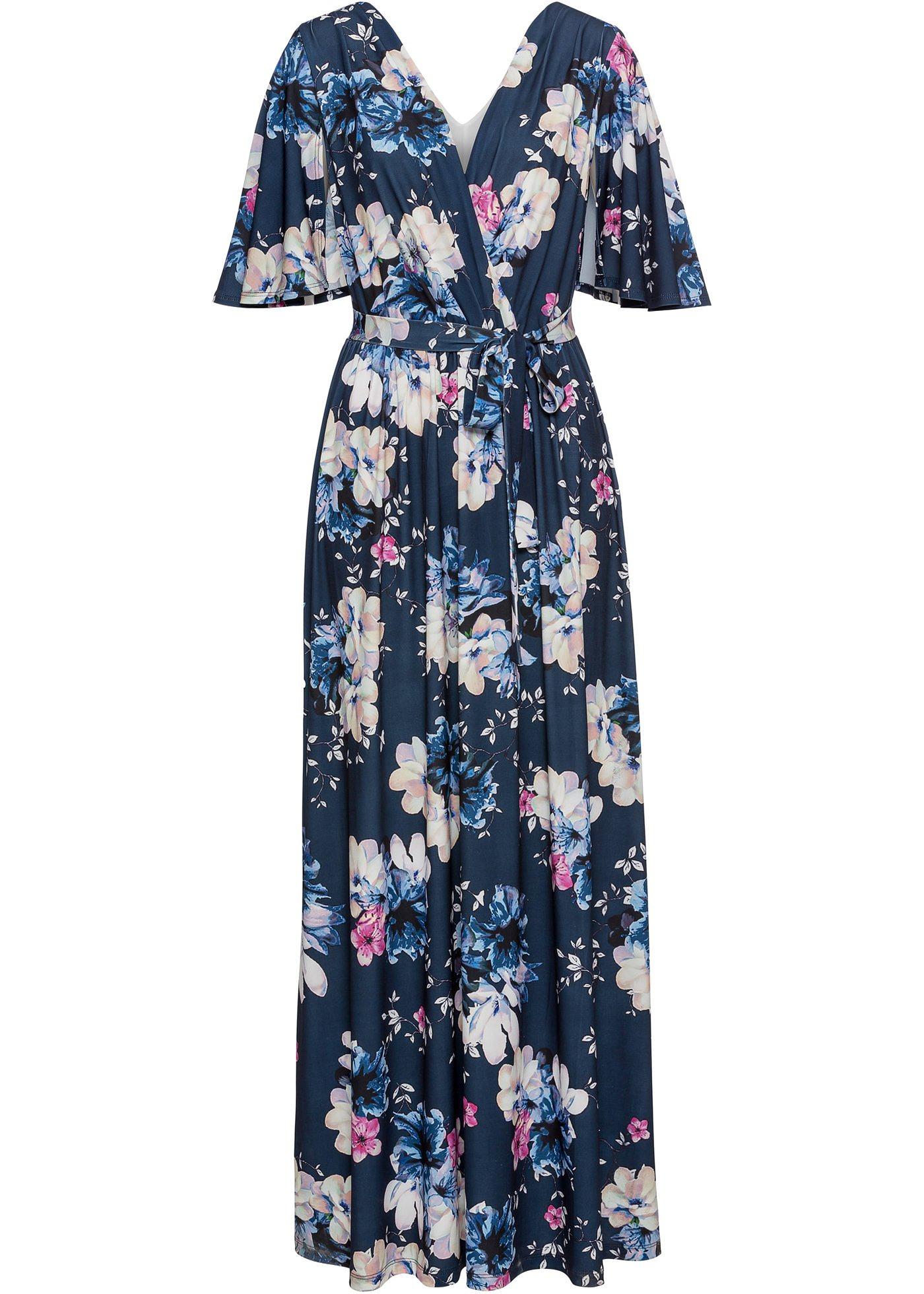 Robe longue en jersey