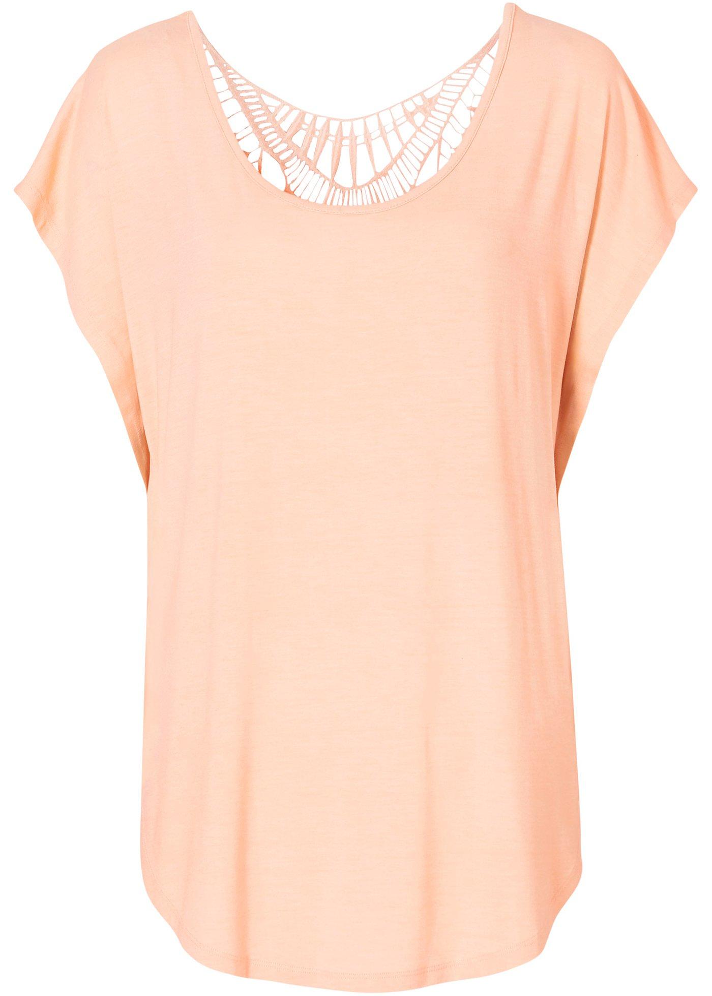 T-shirt à empiècement crochet