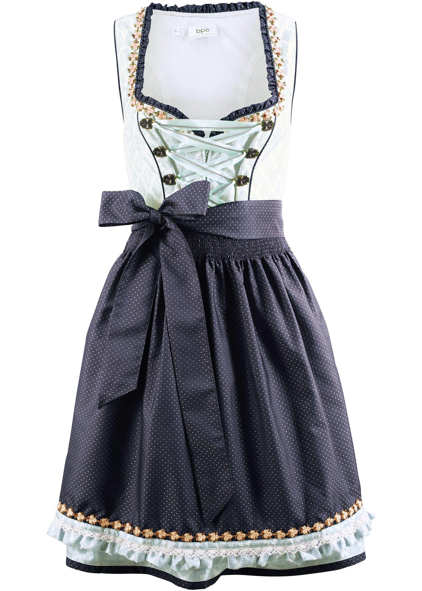 Dirndl avec tablier (Ens. 2 pces.)