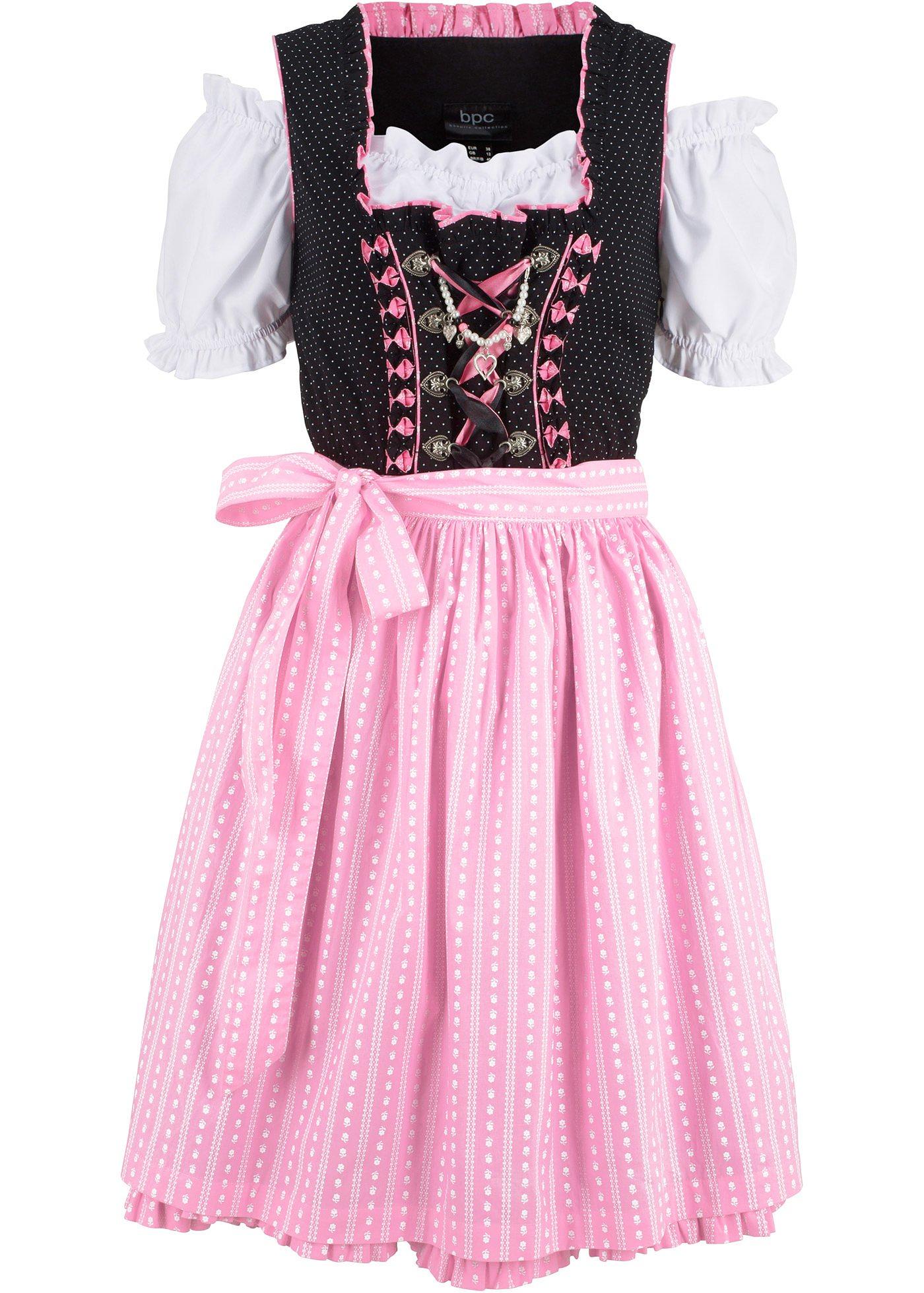 Dirndl avec blouse et tablier