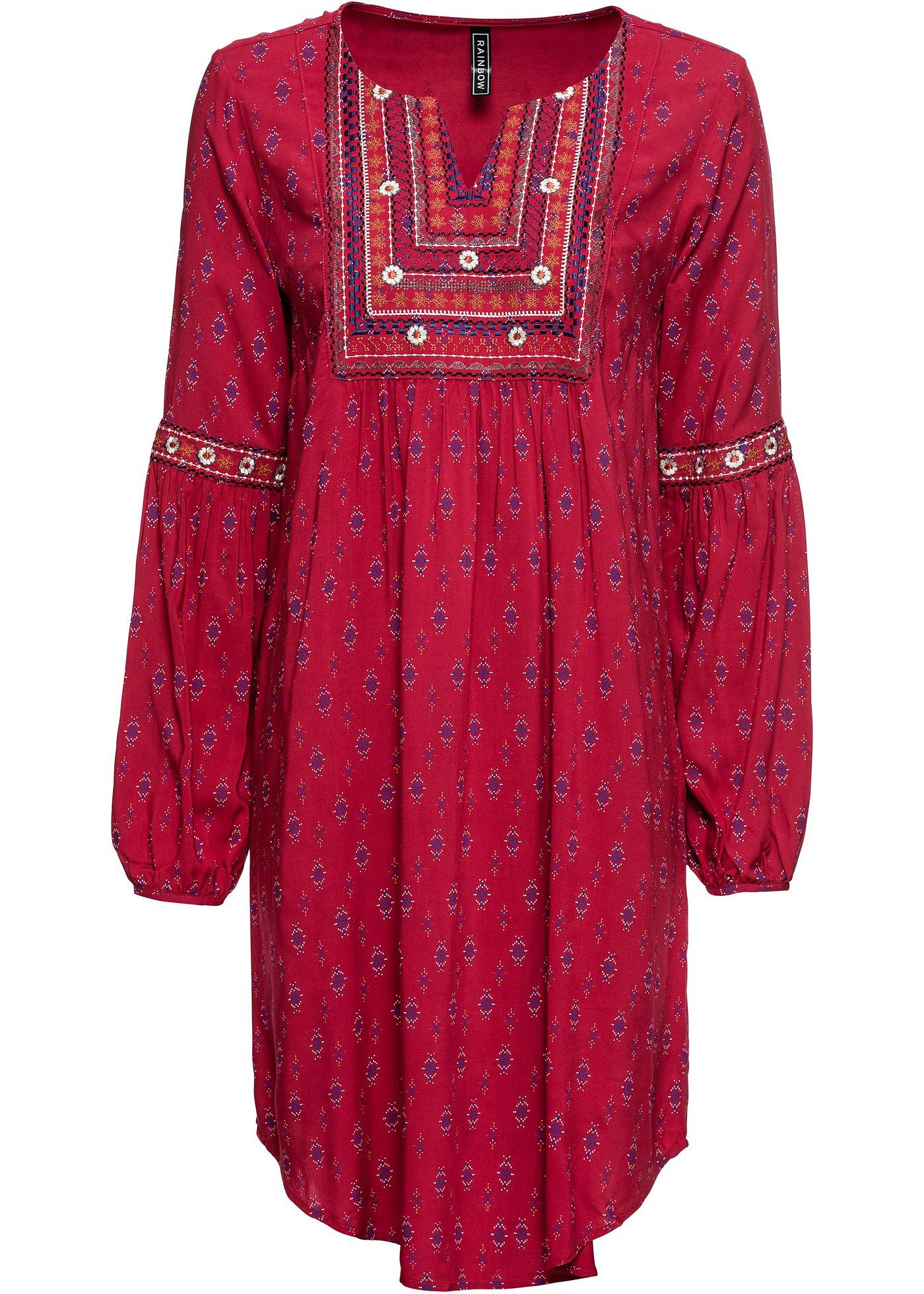 Robe-tunique avec broderie