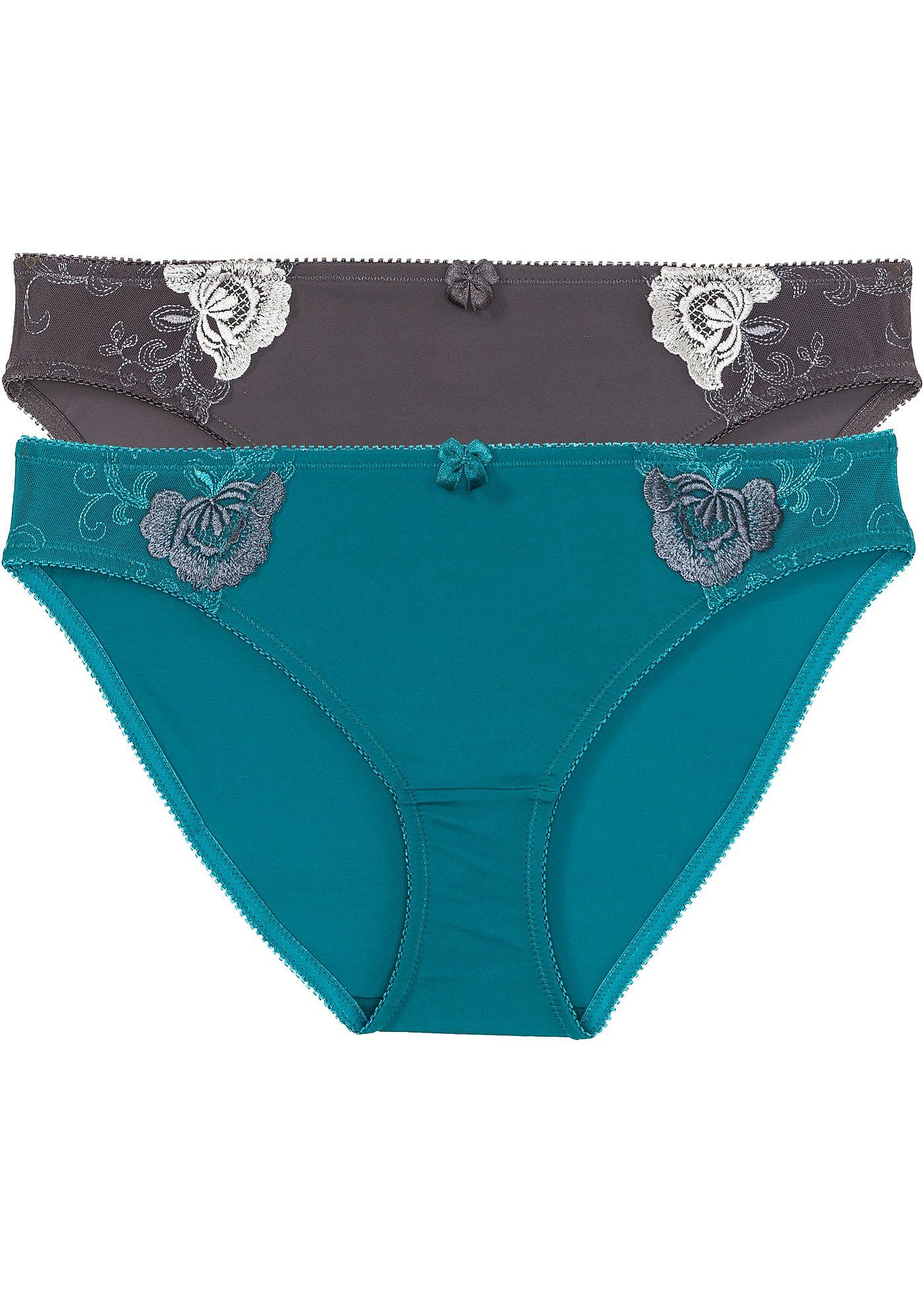 Lot de 2 slips avec polyamide recyclé