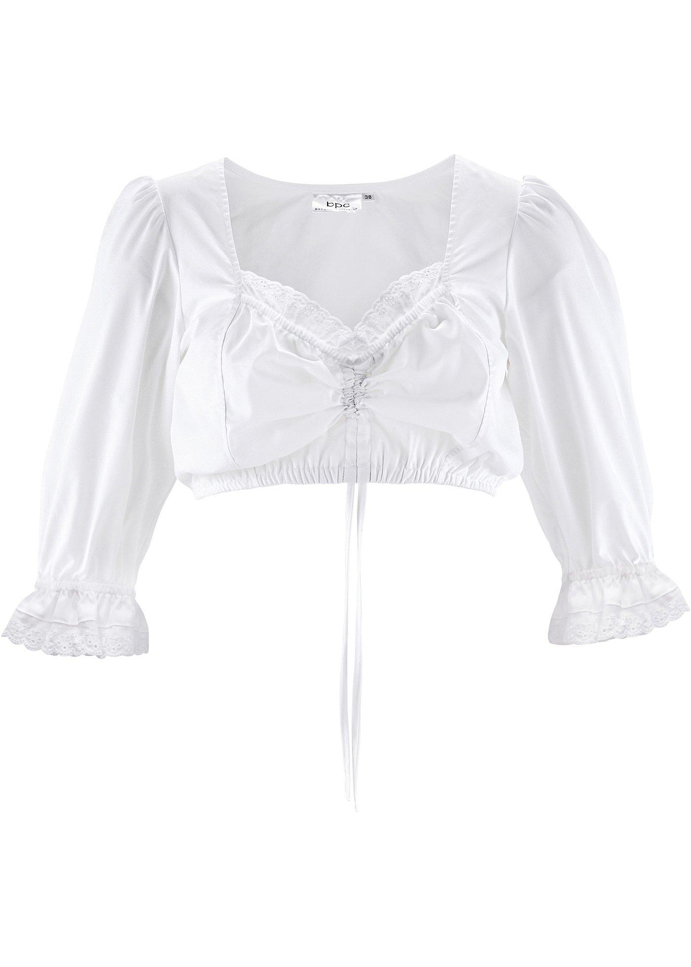 Blouse Dirndl demi-manches
