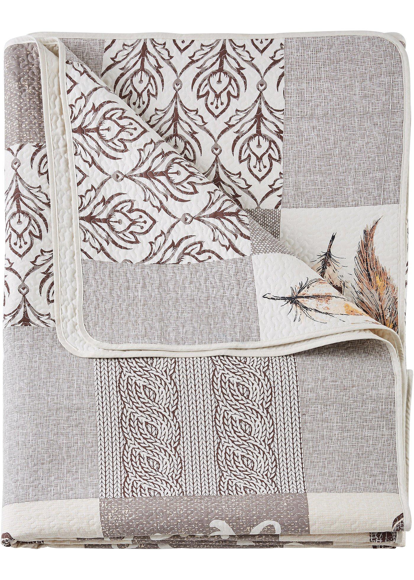 Couvre-lit imprimé patchwork