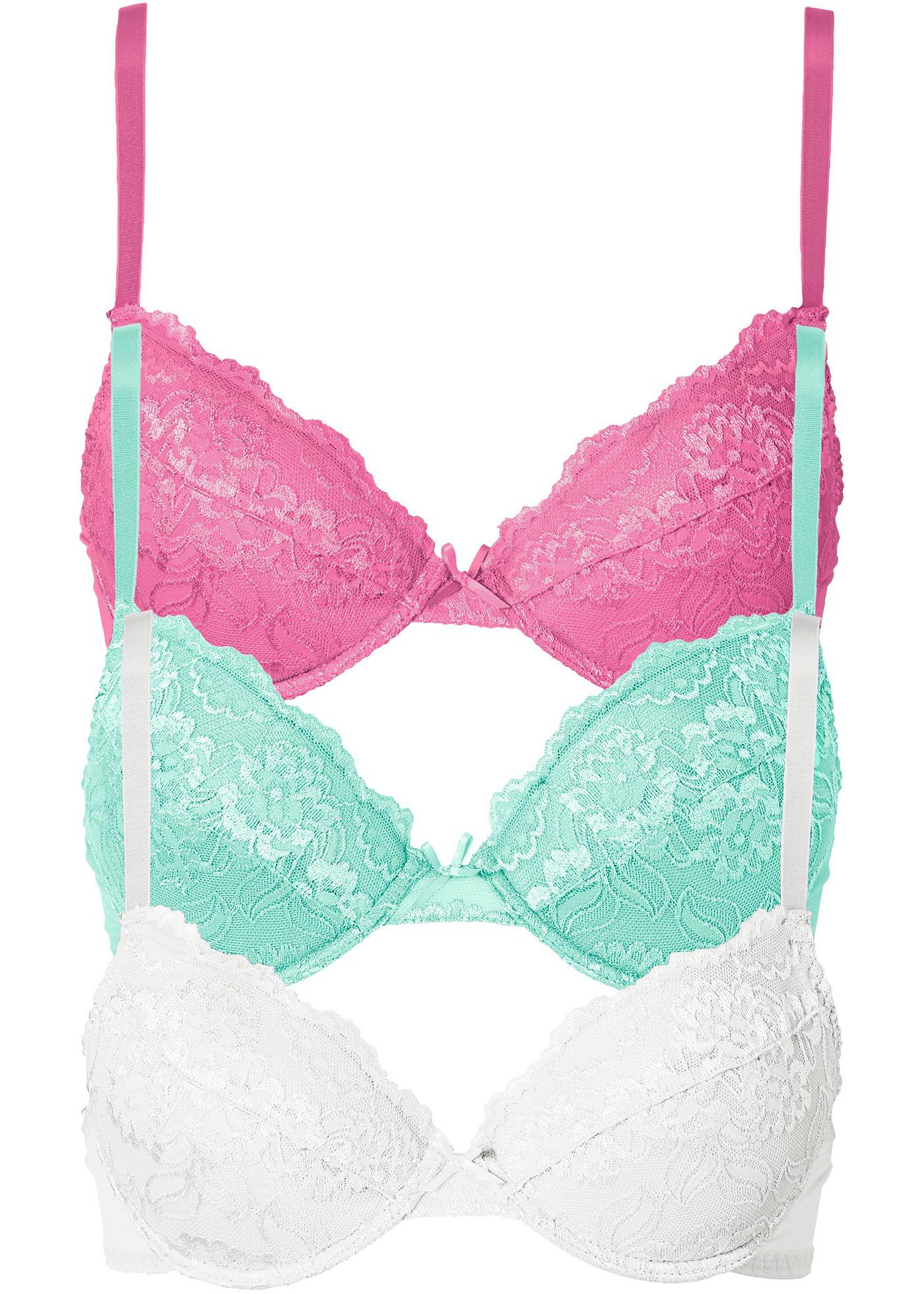 Lot de 3 soutiens-gorge push-up
