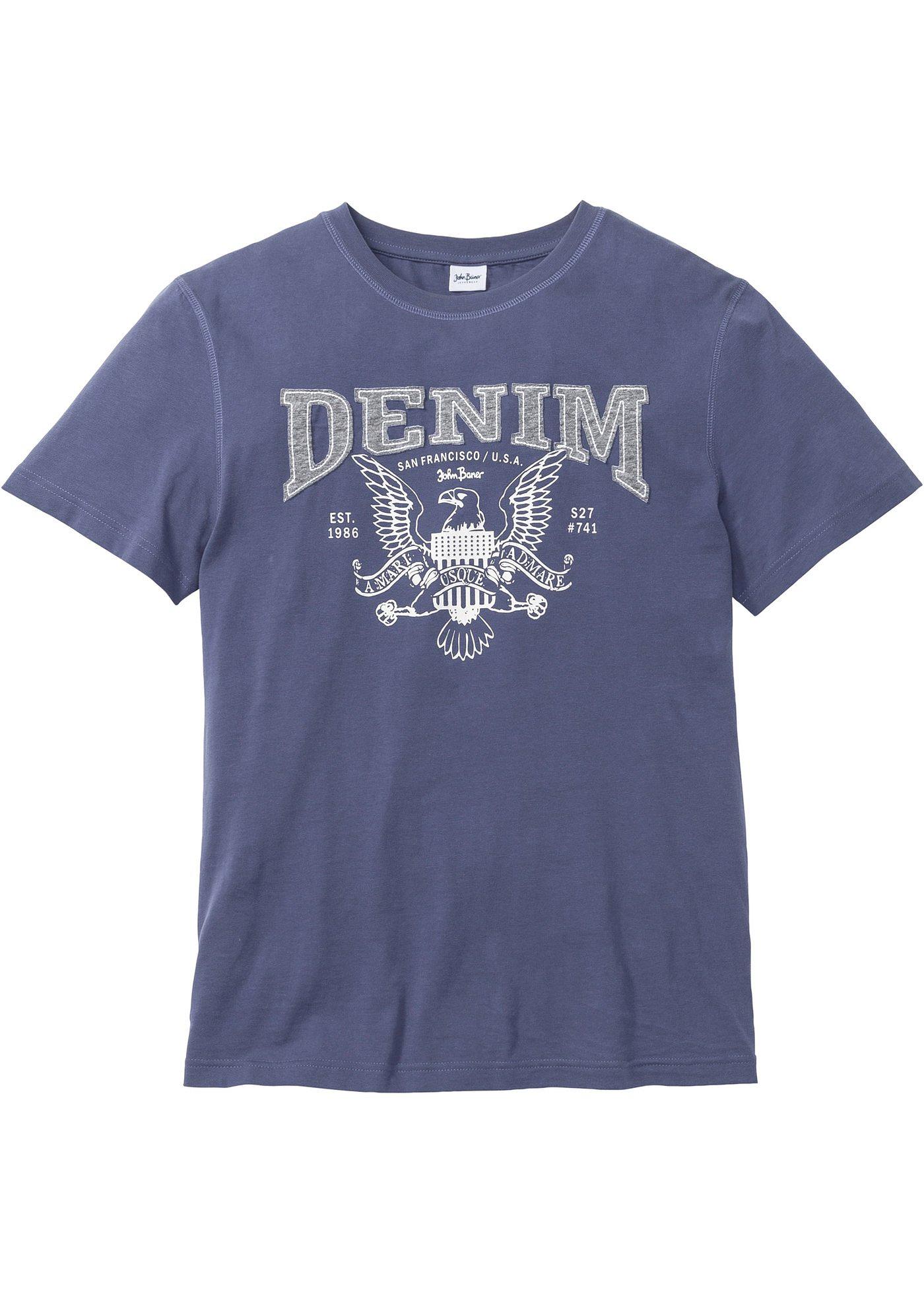 T-shirt avec application et imprimé