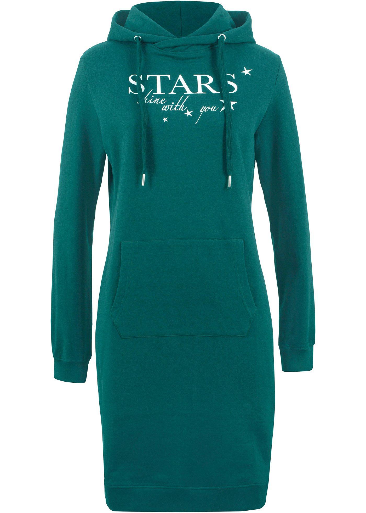 Robe sweat à imprimé