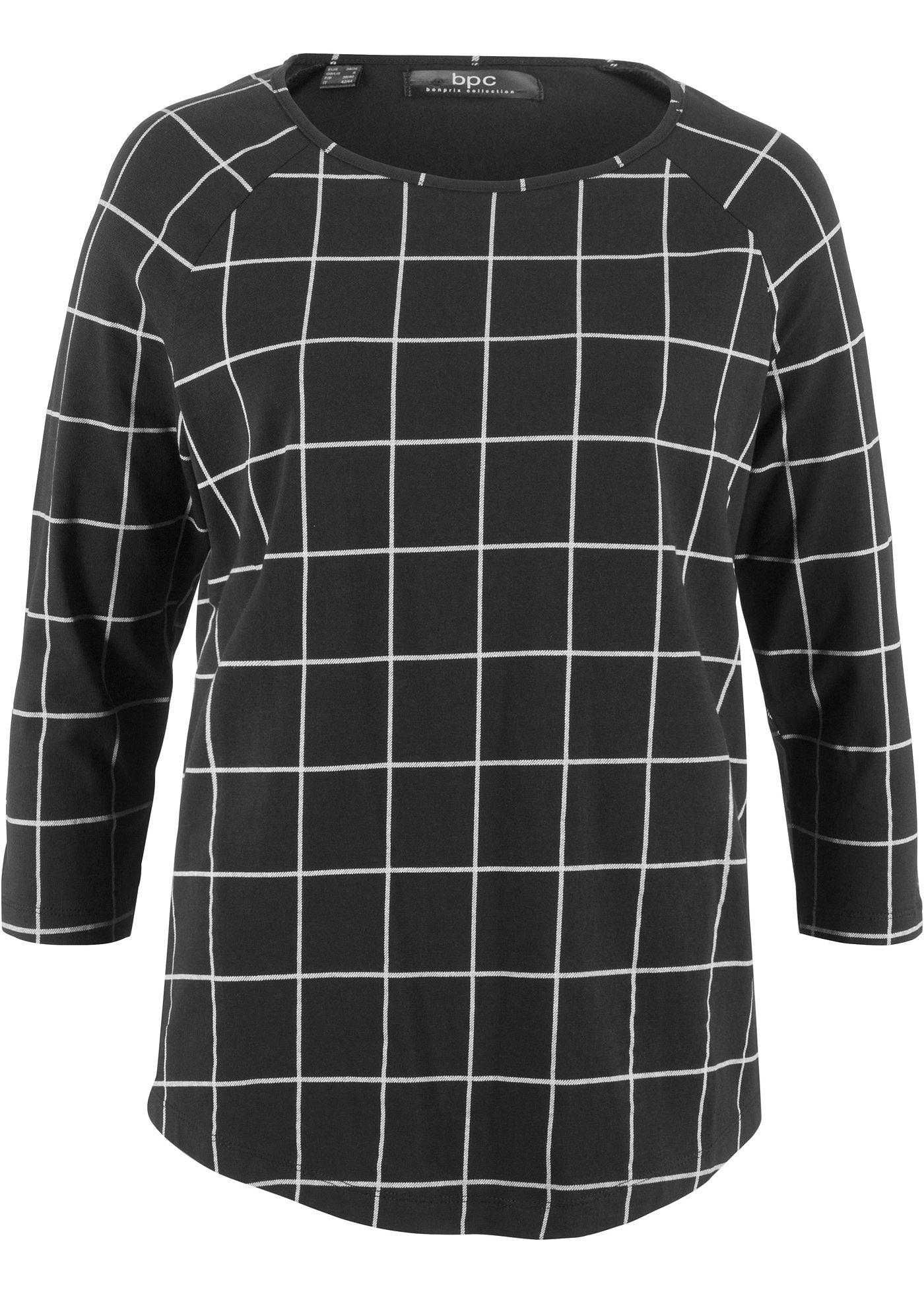 T-shirt raglan, manches 3/4