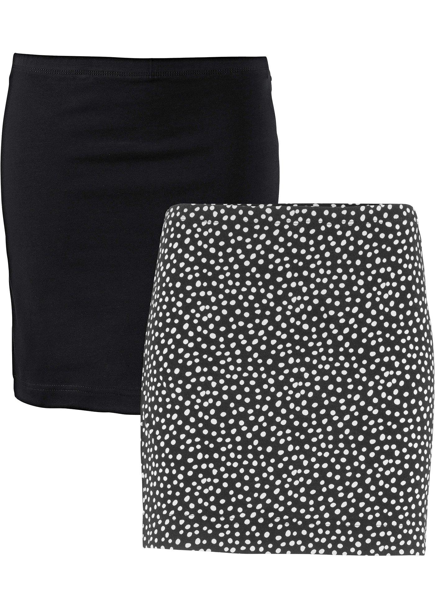 Lot de 2 jupes en jersey extensible