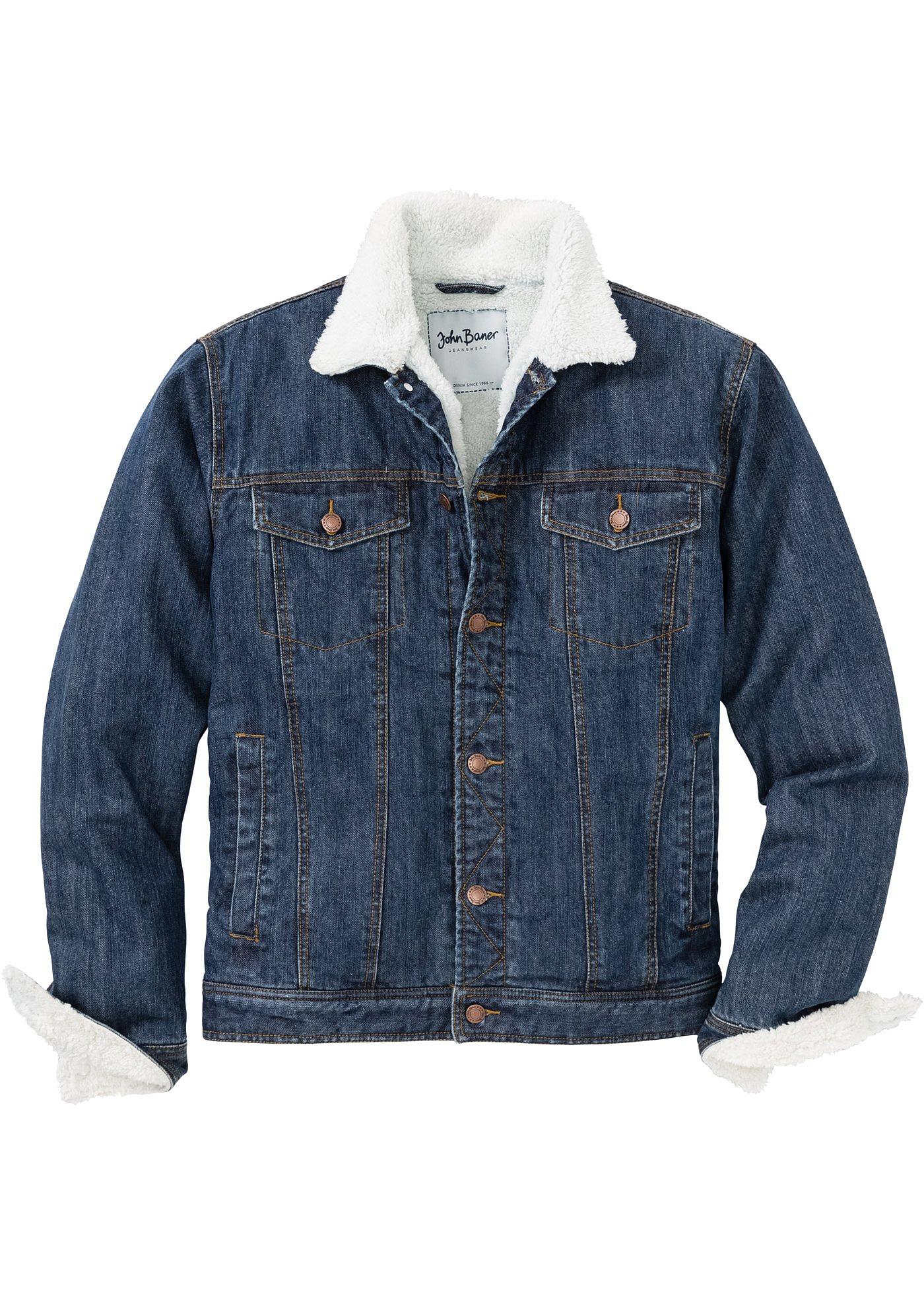Blouson en jean avec doublure peluche