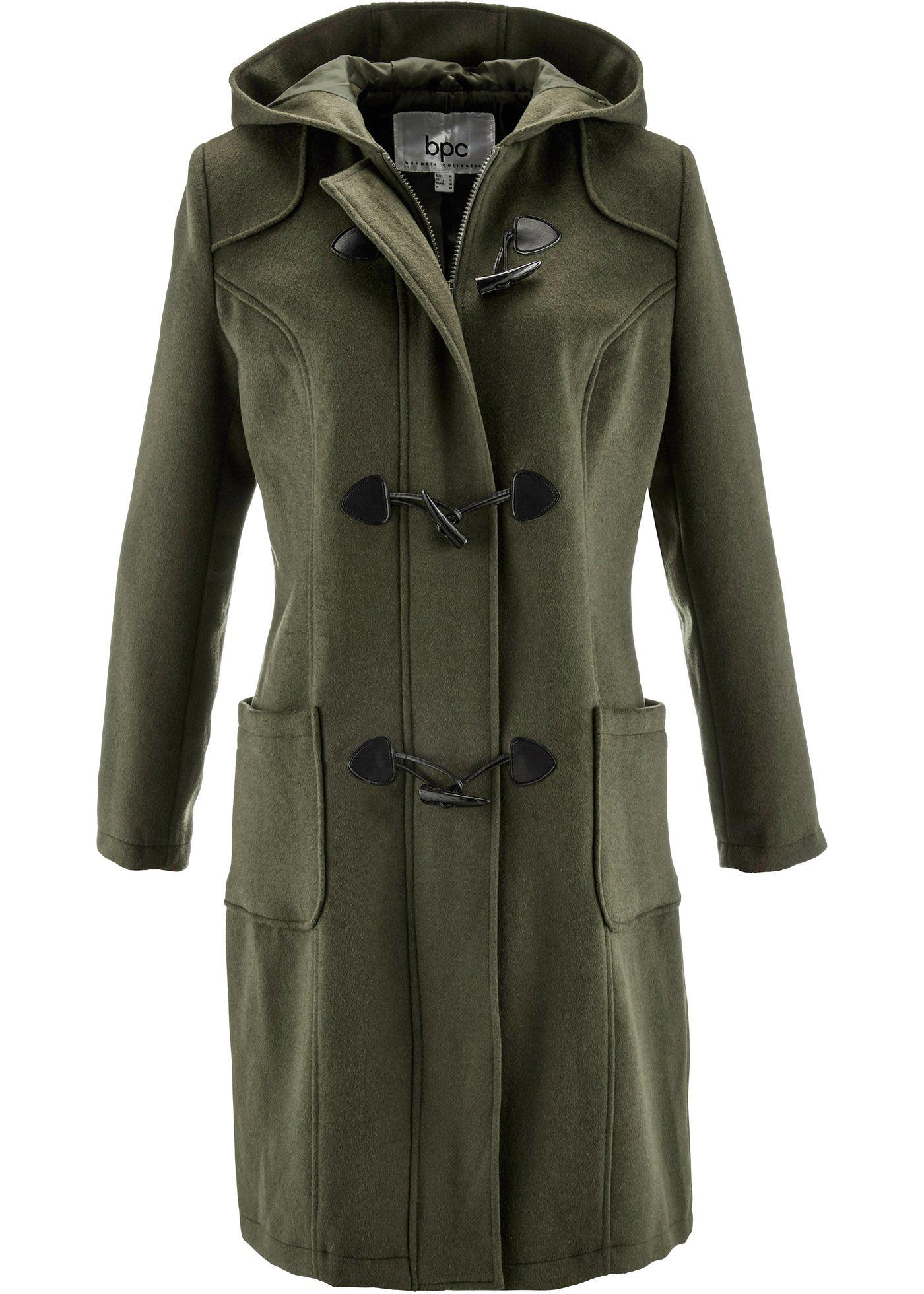 Manteau duffle-coat en laine