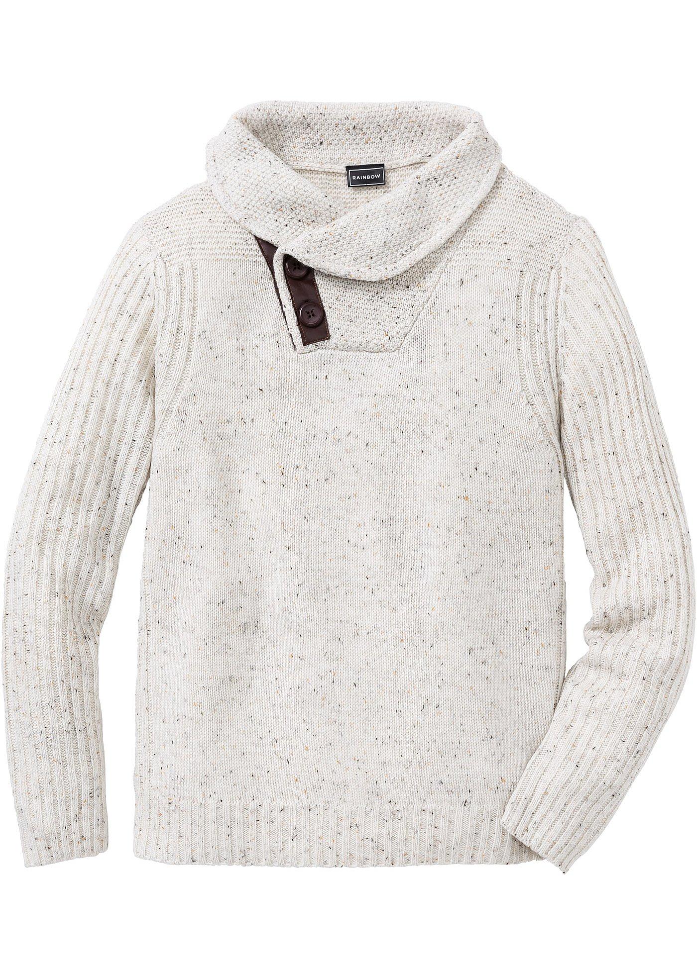 Pull à col châle Regular Fit