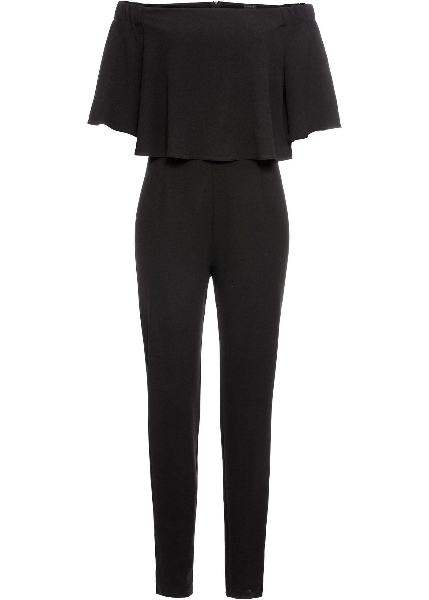 Combi pantalon à encolure carmen