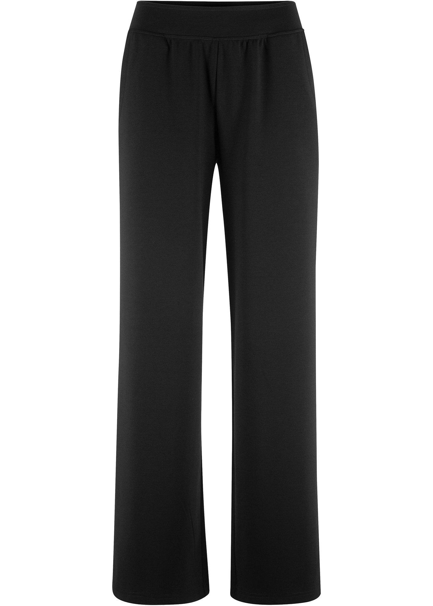 Pantalon jazz Punto di Roma avec tour de taille élastiqué, Flared