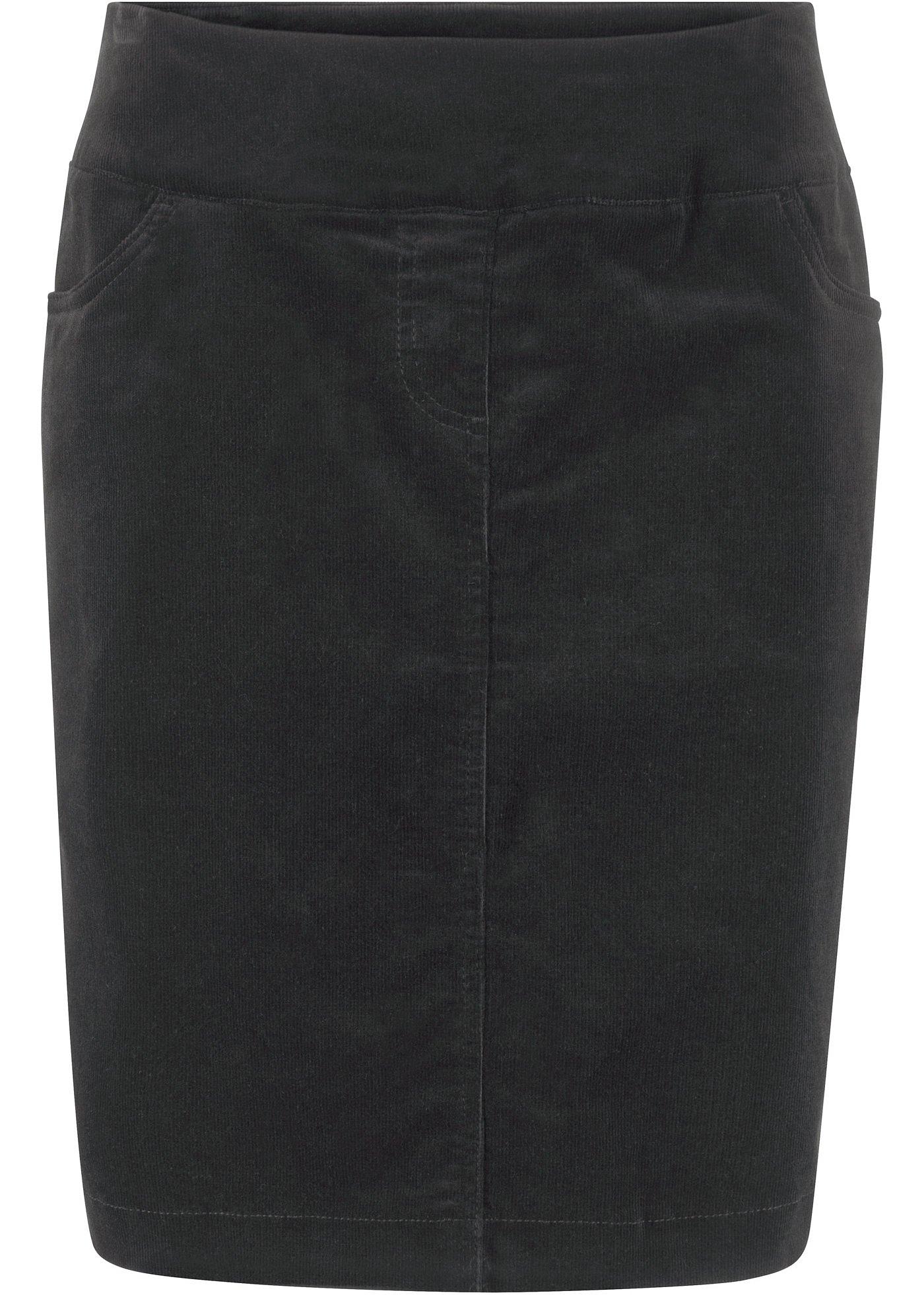 Jupe velours côtelé