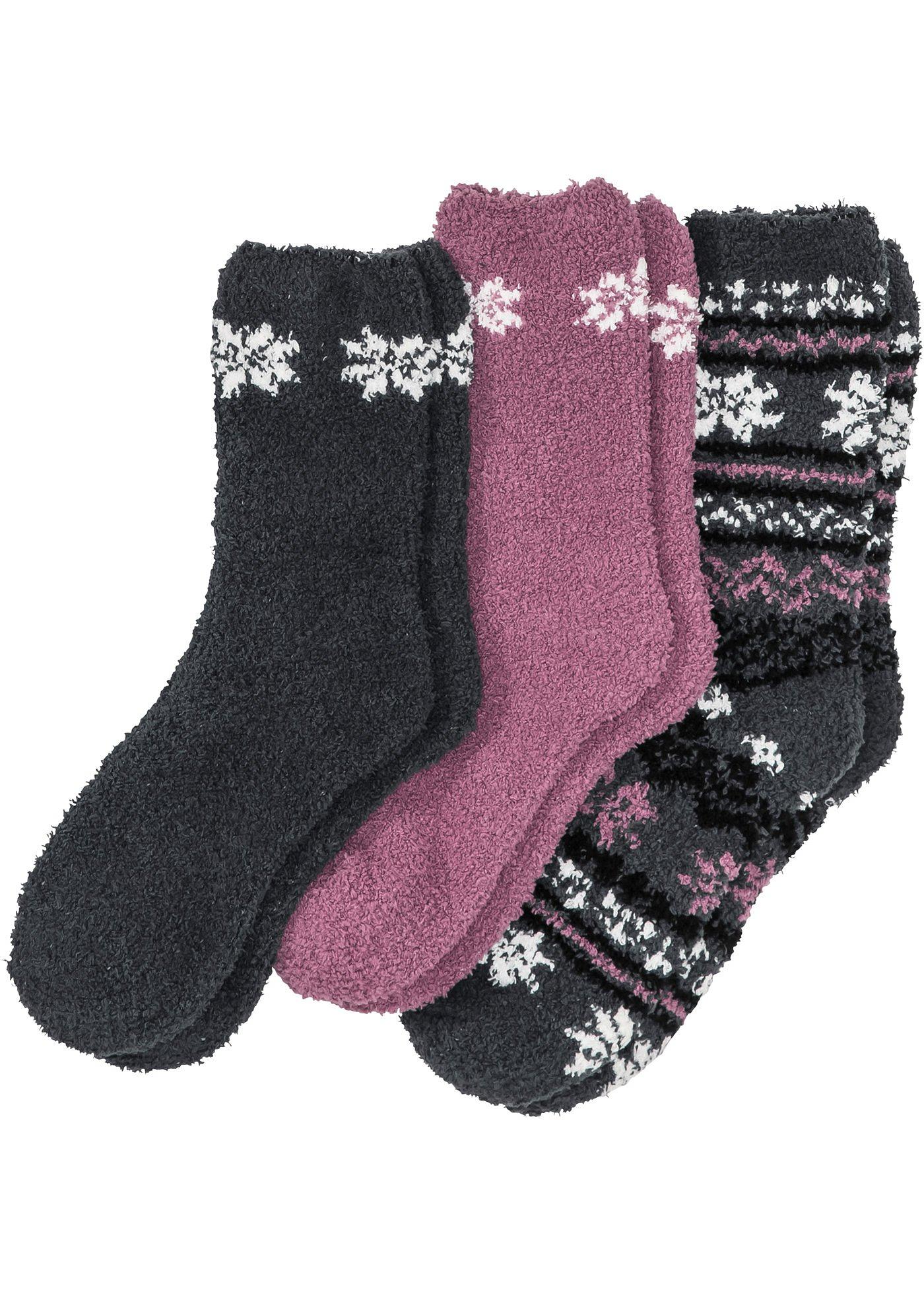 Lot de 3 paires de chaussettes douillettes