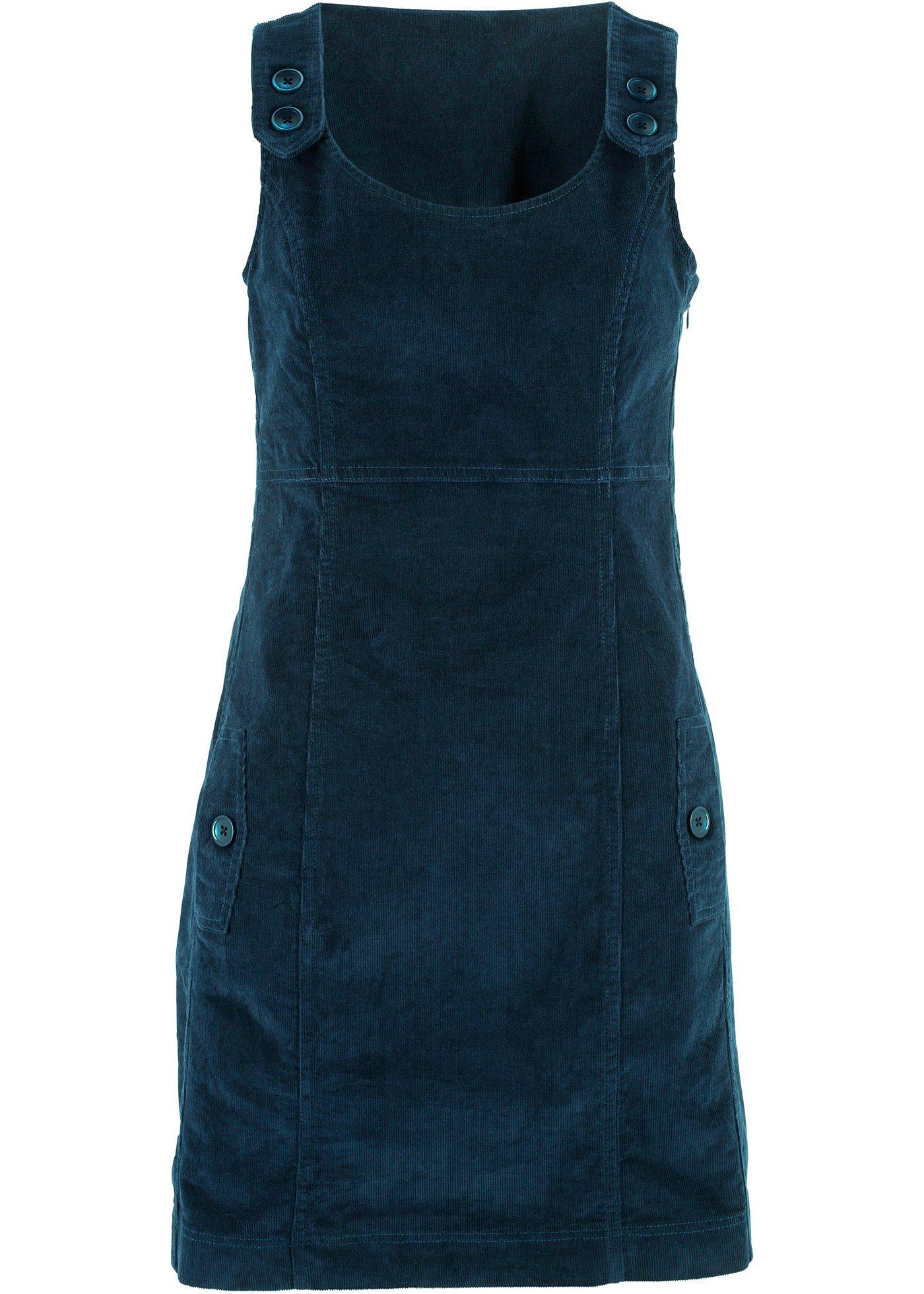 Robe en velours côtelé