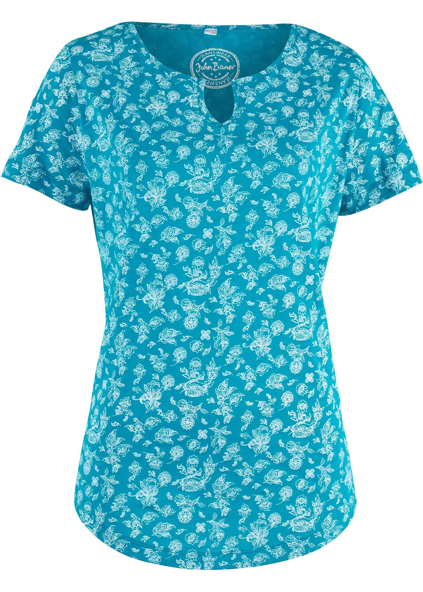 T-shirt coton imprimé à manches courtes