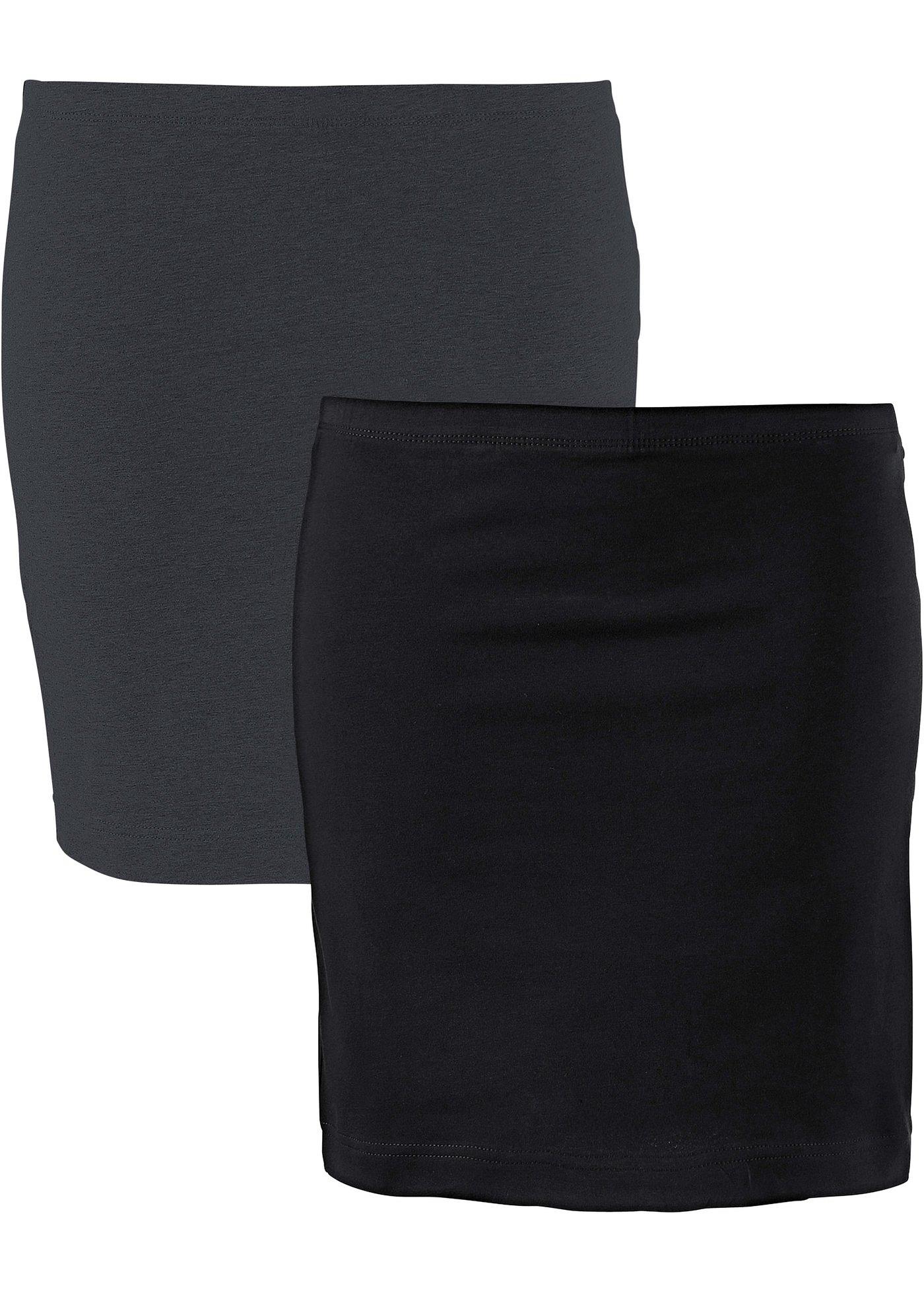 Lot de 2 jupes en jersey extensible