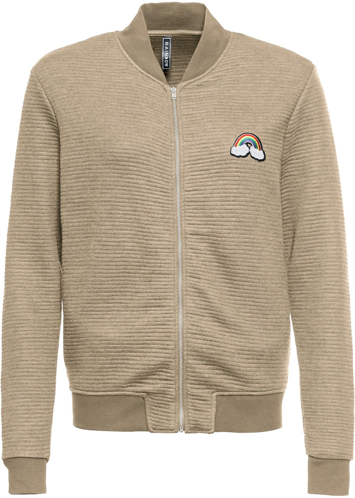 Style blouson avec col baseball. Long. env. 62 cm.