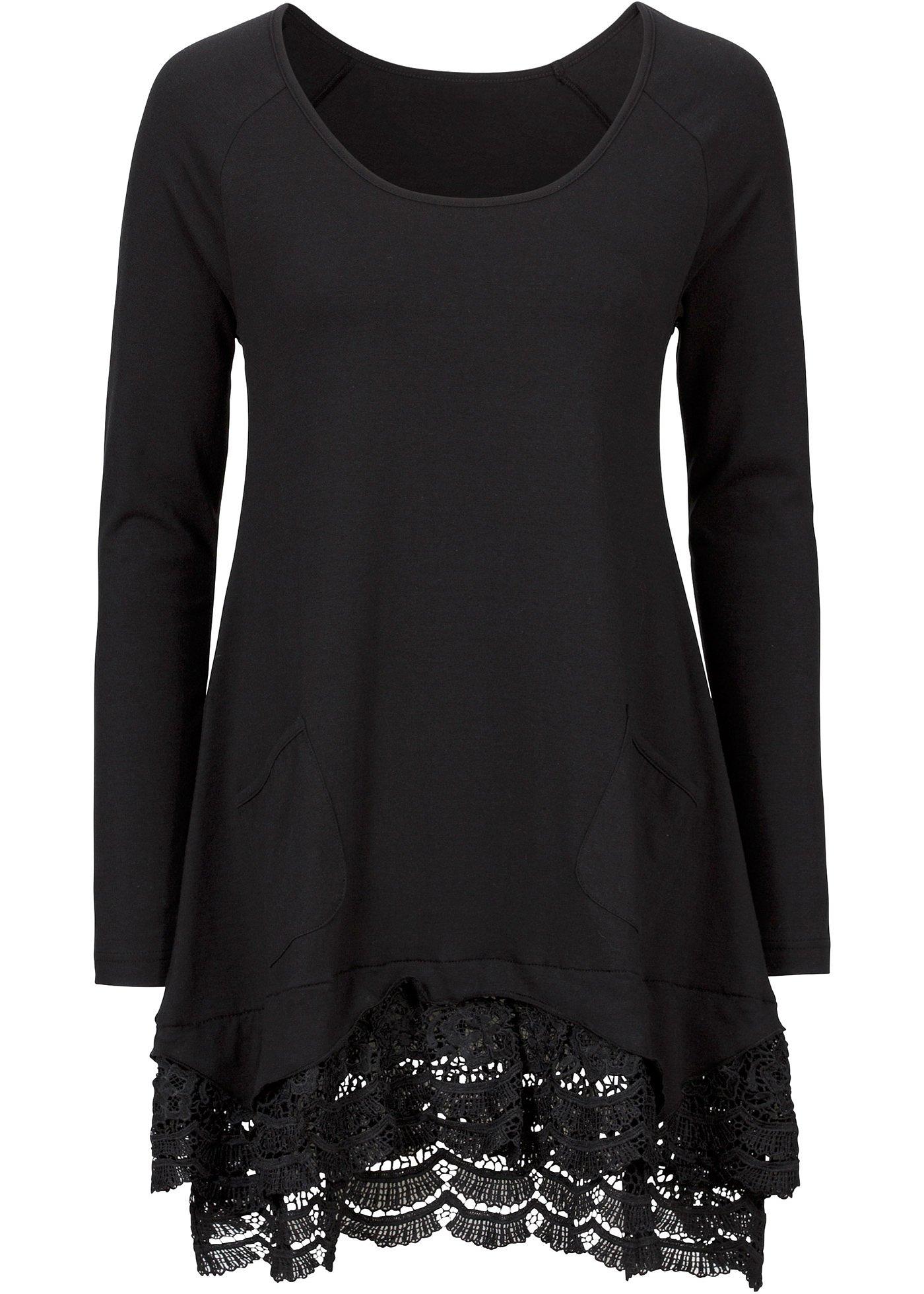 Tunique avec base en dentelle