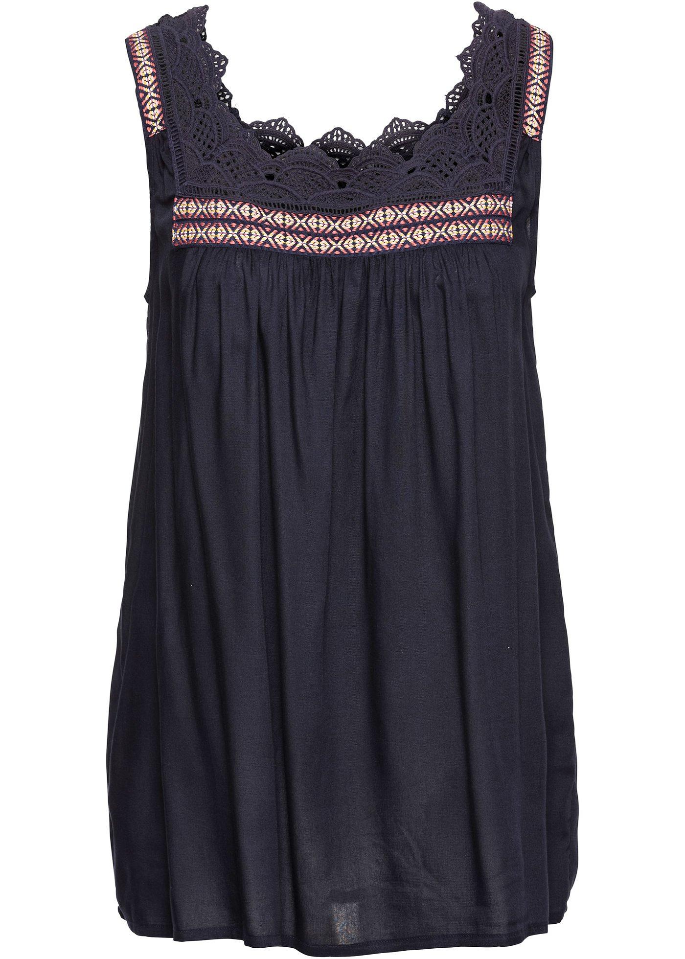 Top-blouse à dentelle