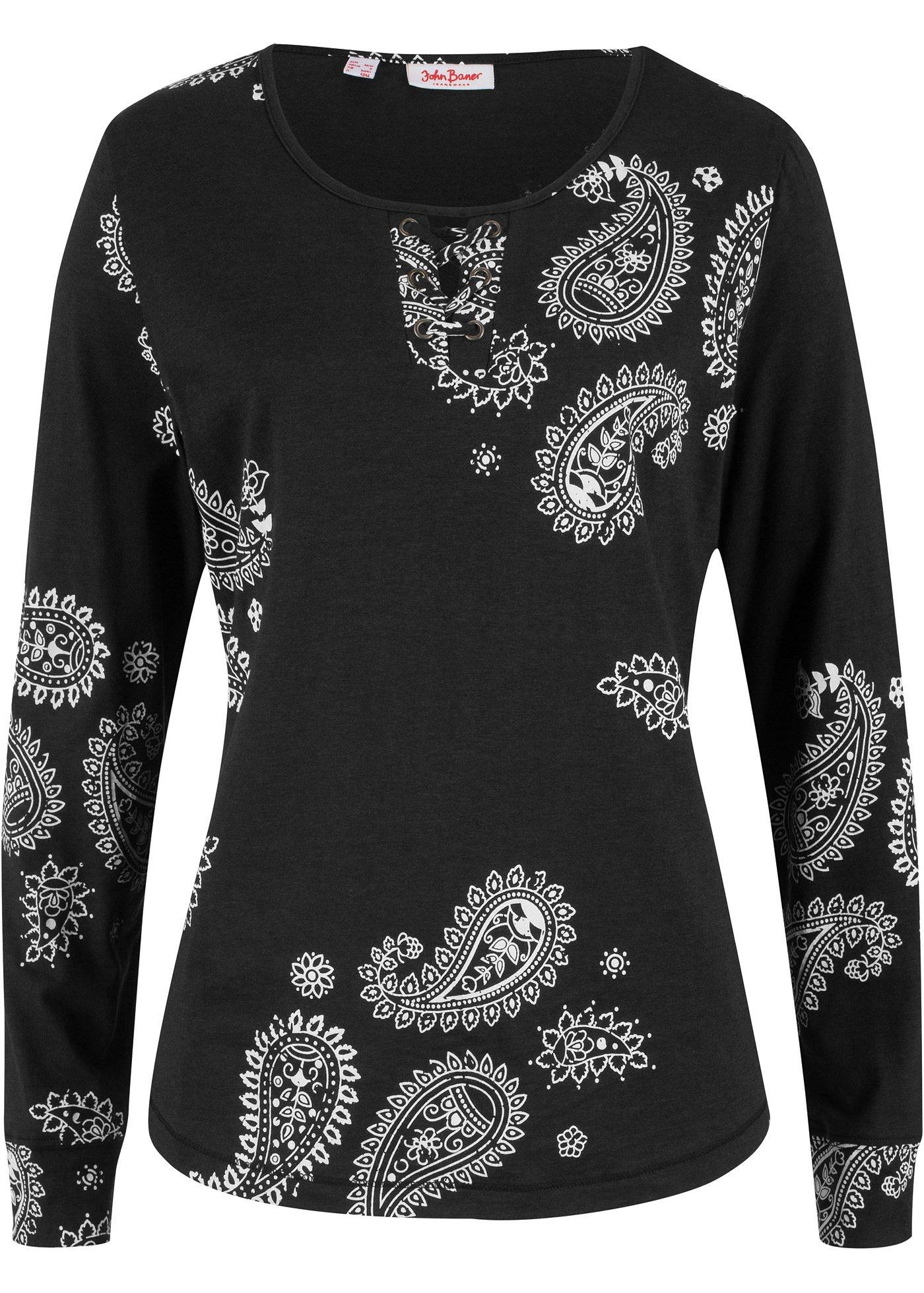 T-shirt manches longues imprimé