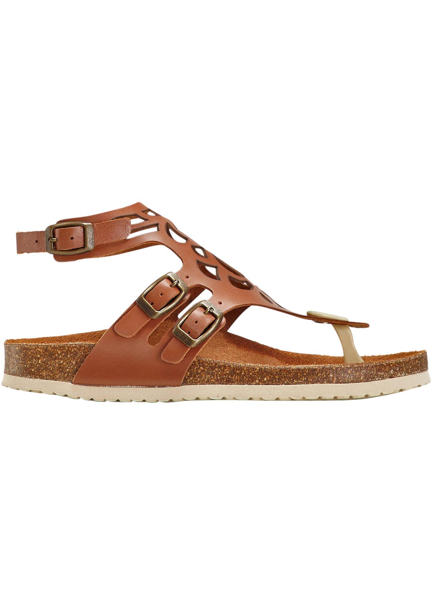 Sandales confortables en cuir