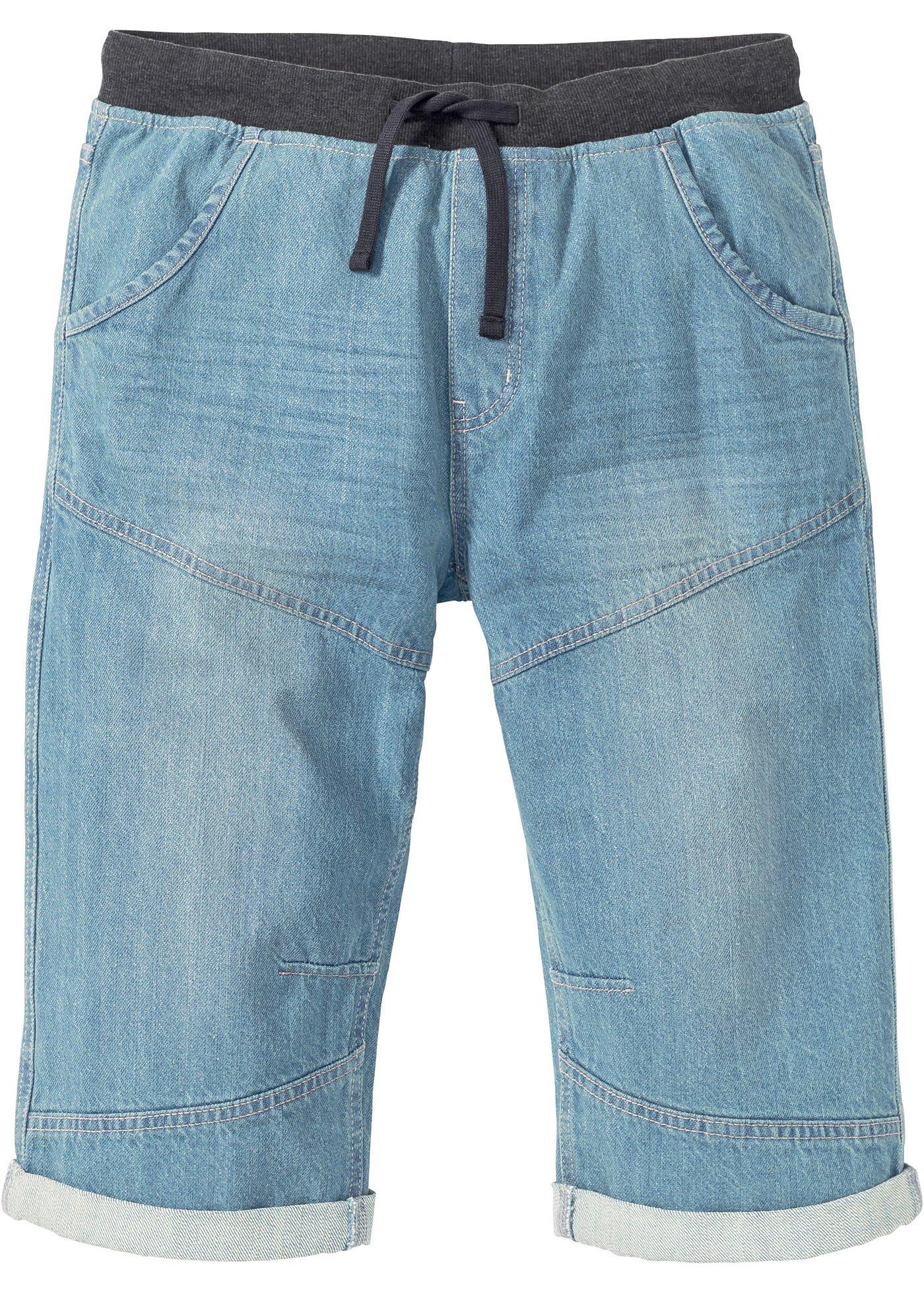 Bermuda long en jean, Loose Fit