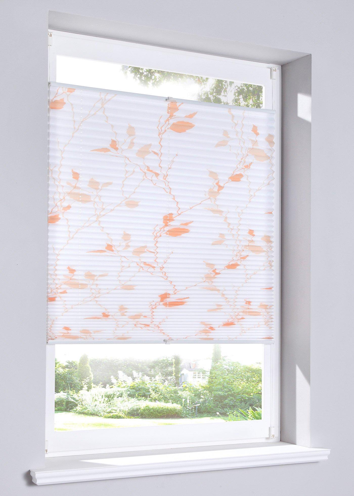 Store plissé motif floral BonPrix