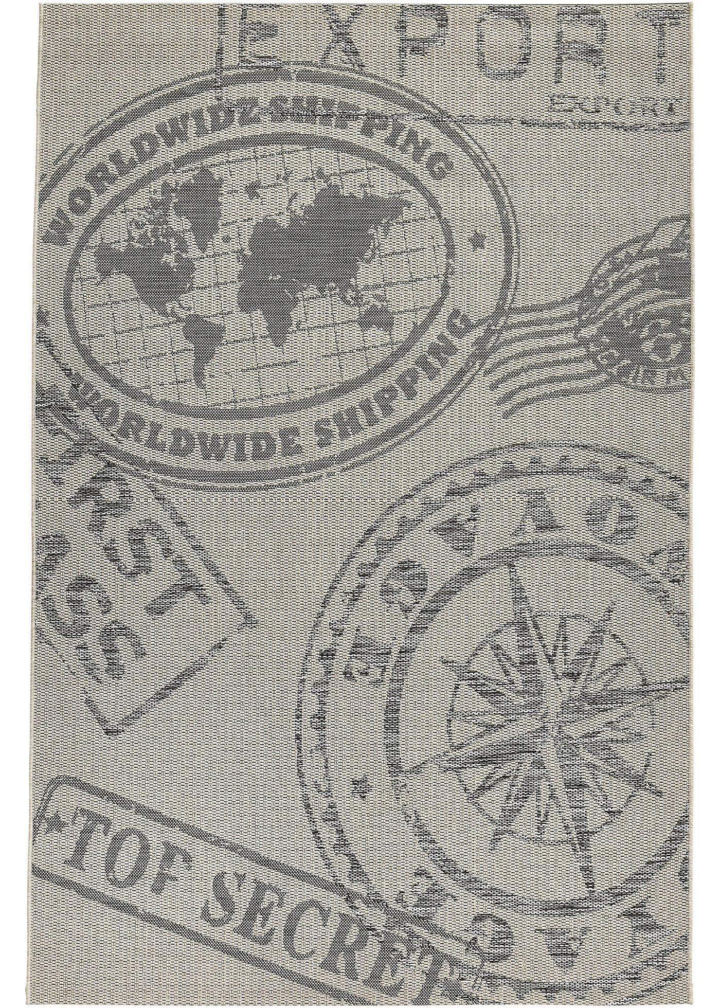 Tapis intérieur et extérieur motif boussole