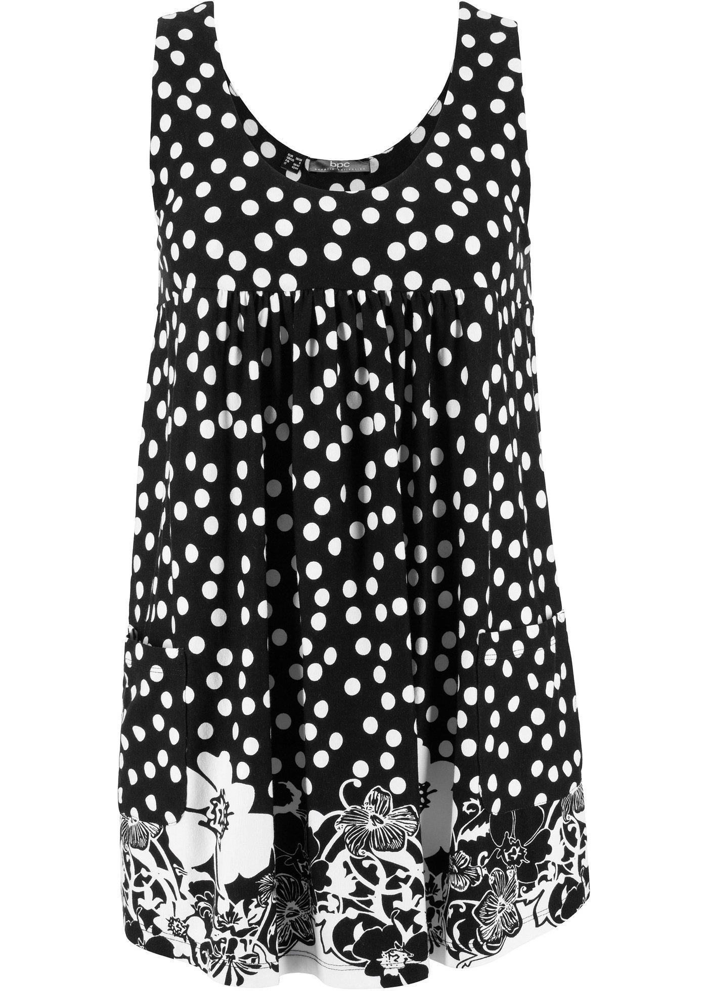 Top flatteur à imprimé all-over