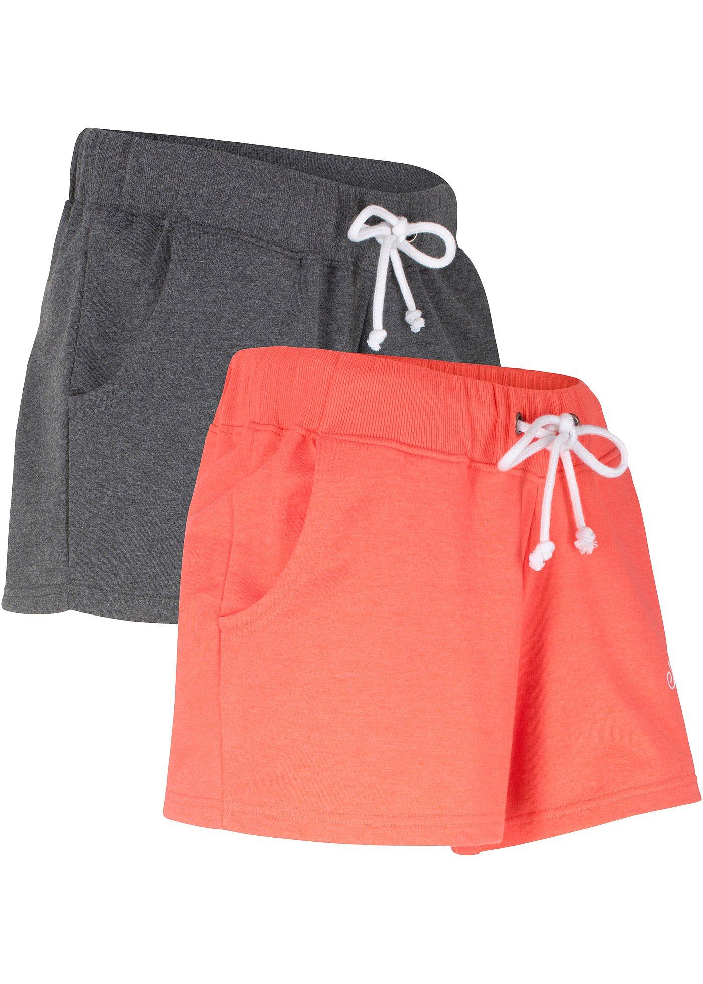 Lot de 2 shorts en sweat