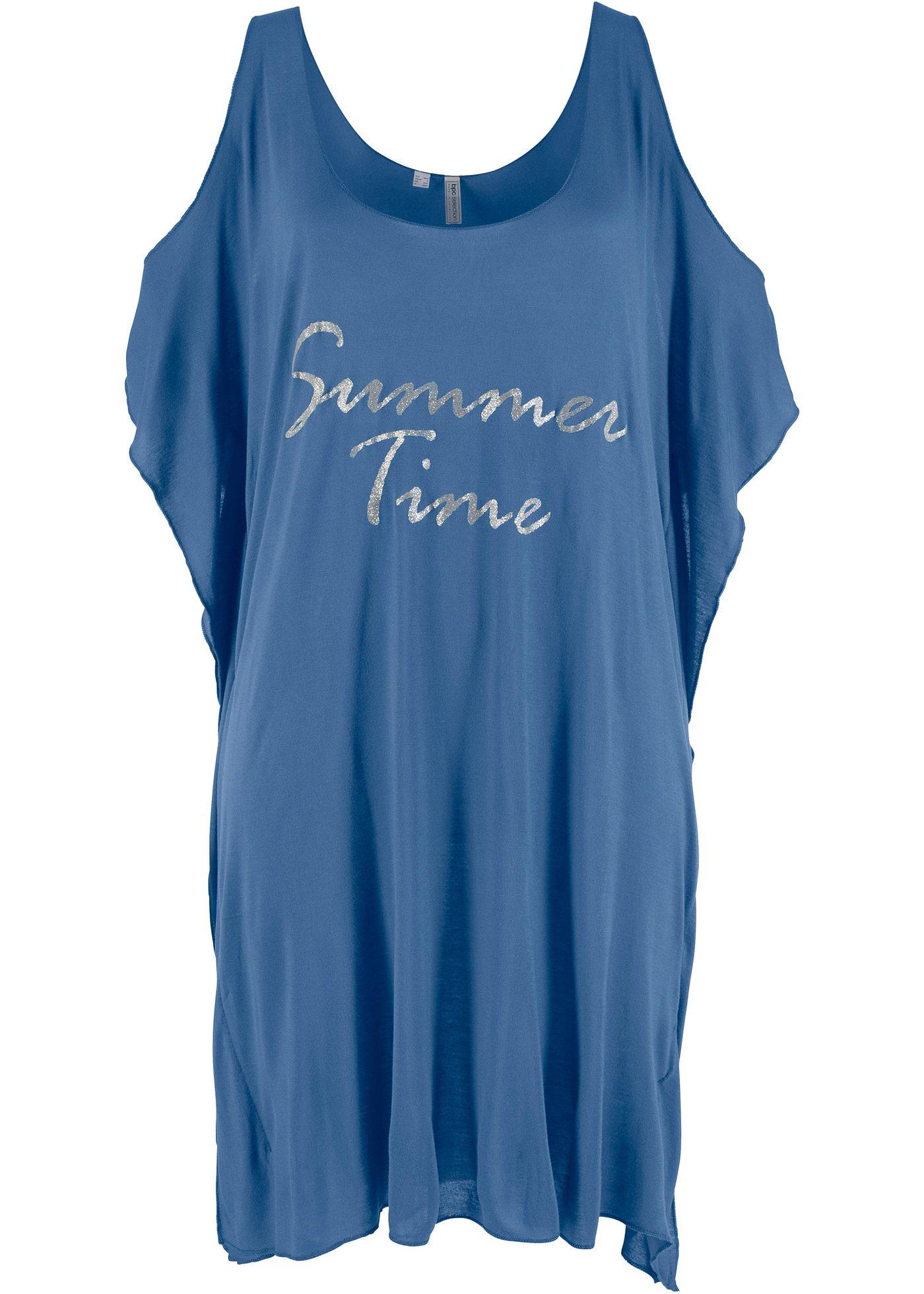 Robe de plage à épaules découpées