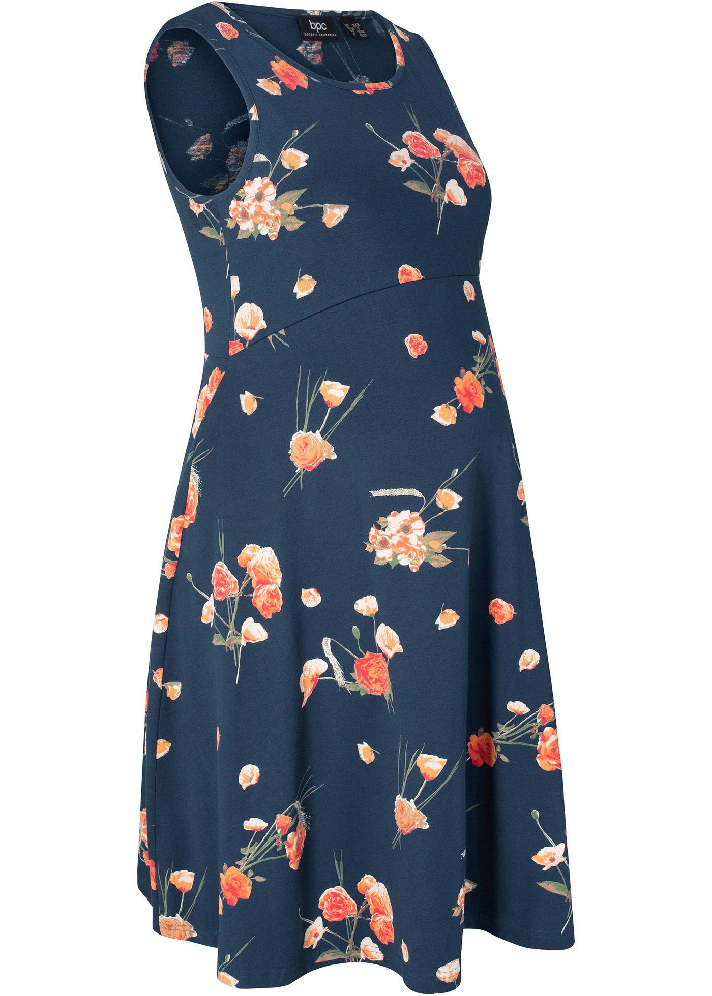 Robe de grossesse en jersey à imprimé floral