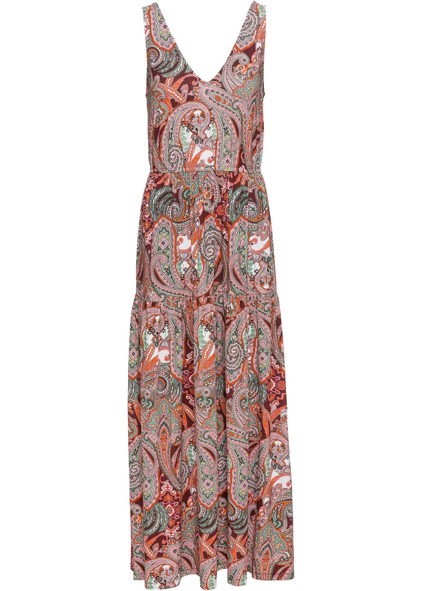 Robe longue en jersey