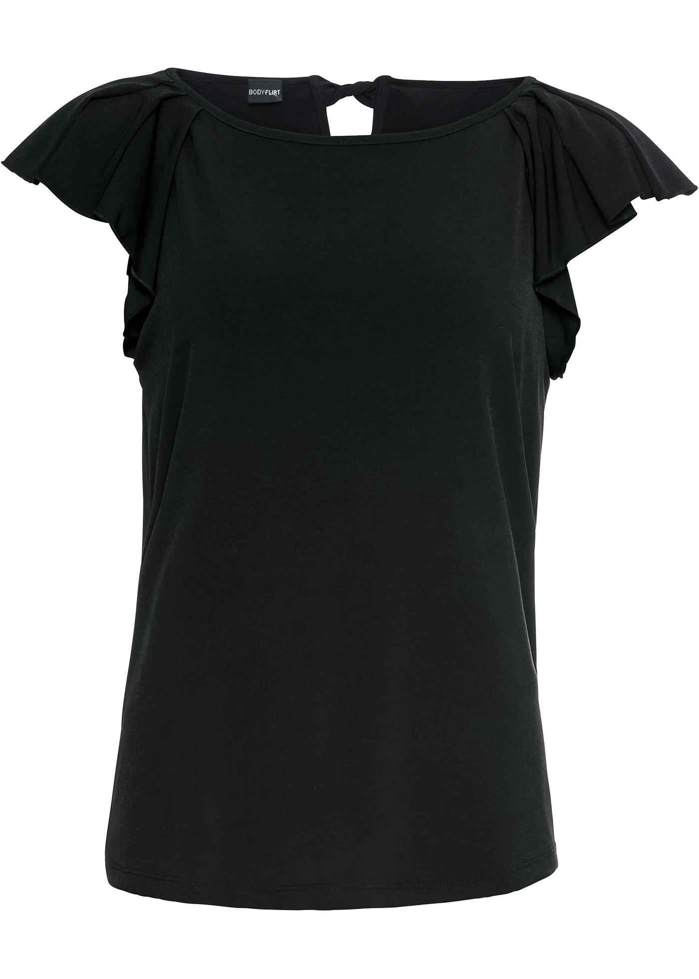 T-shirt à manches volantées