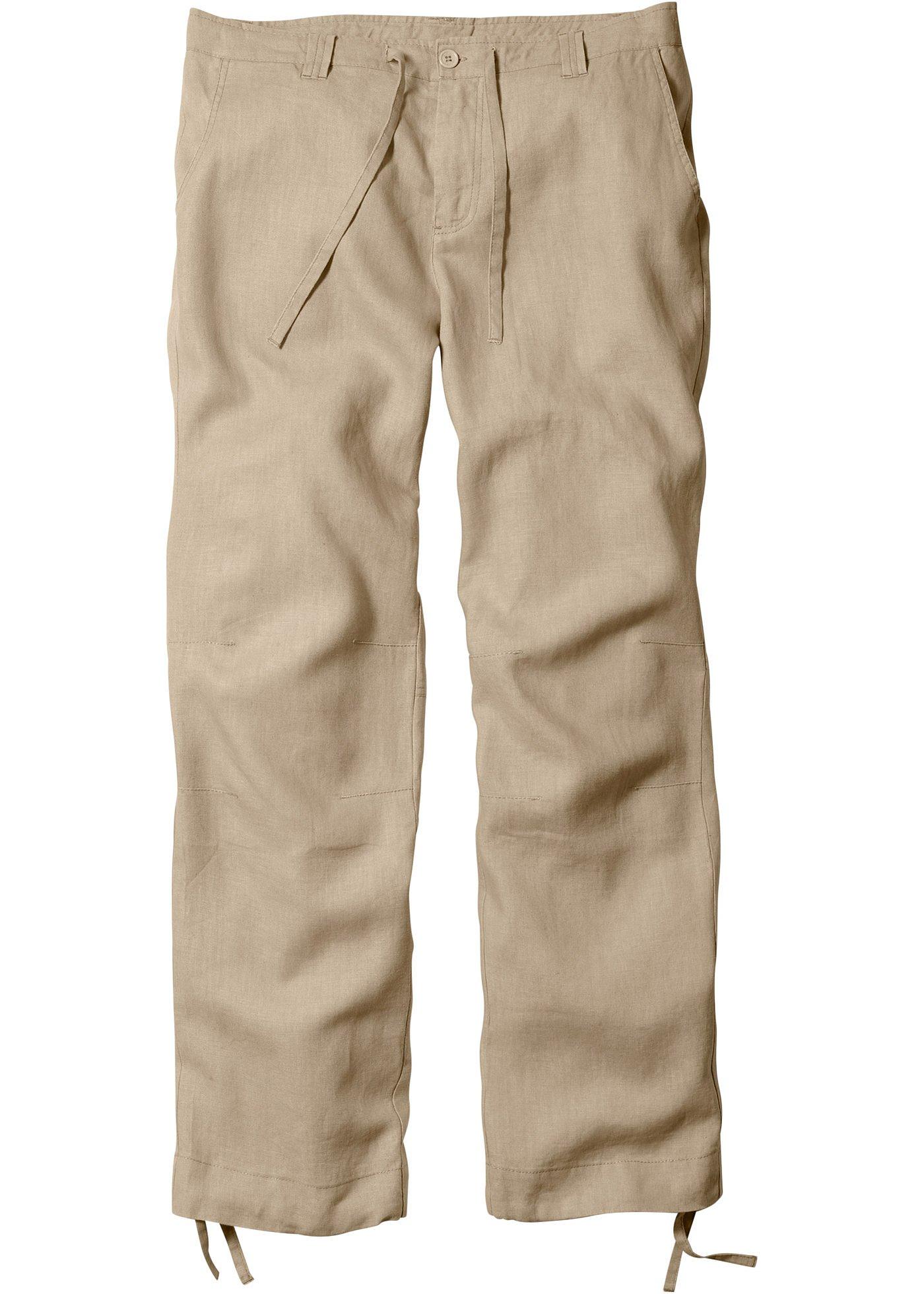 Pantalon en lin regular fit