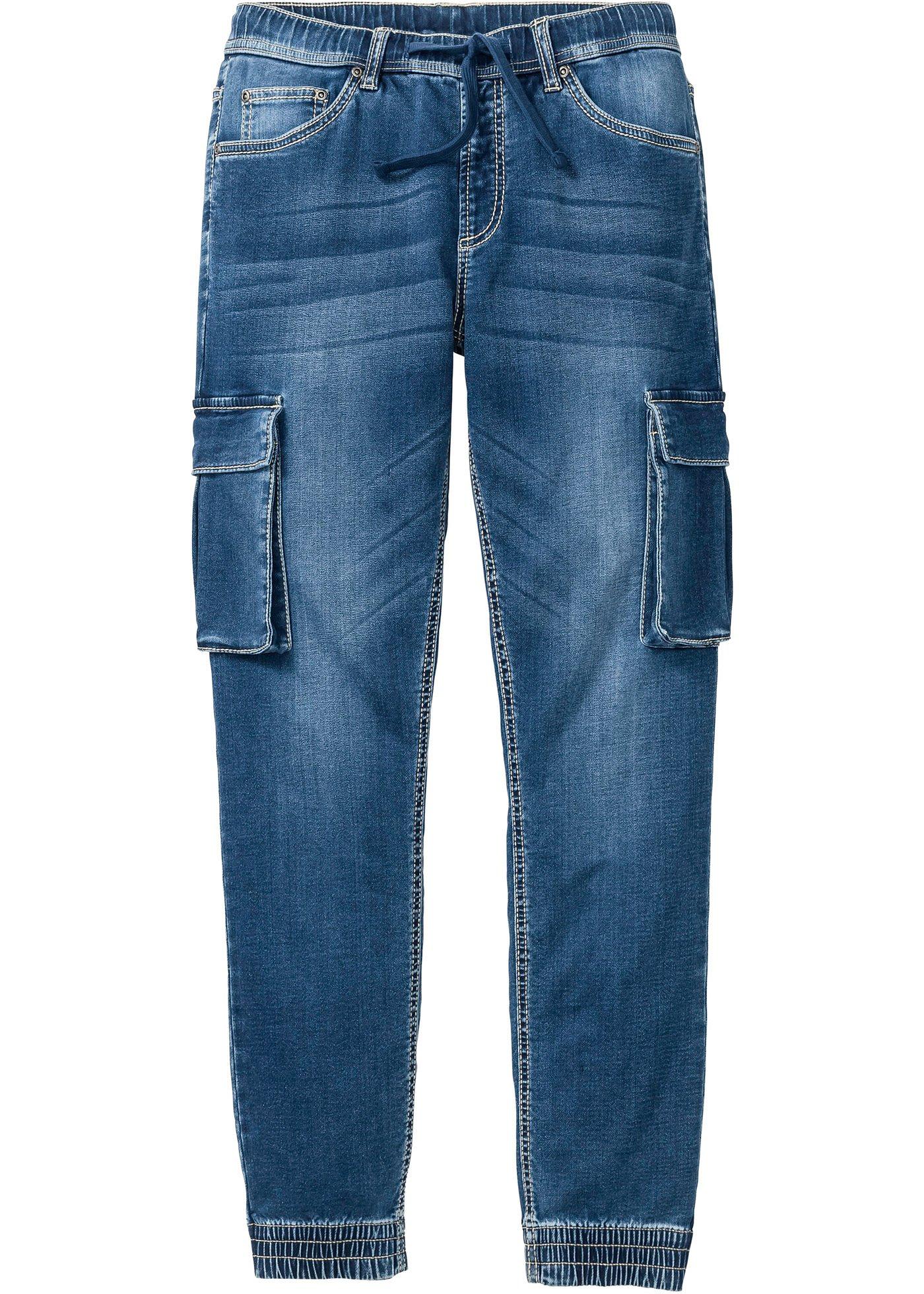 Jean Cargo Slim Fit Straight à enfiler