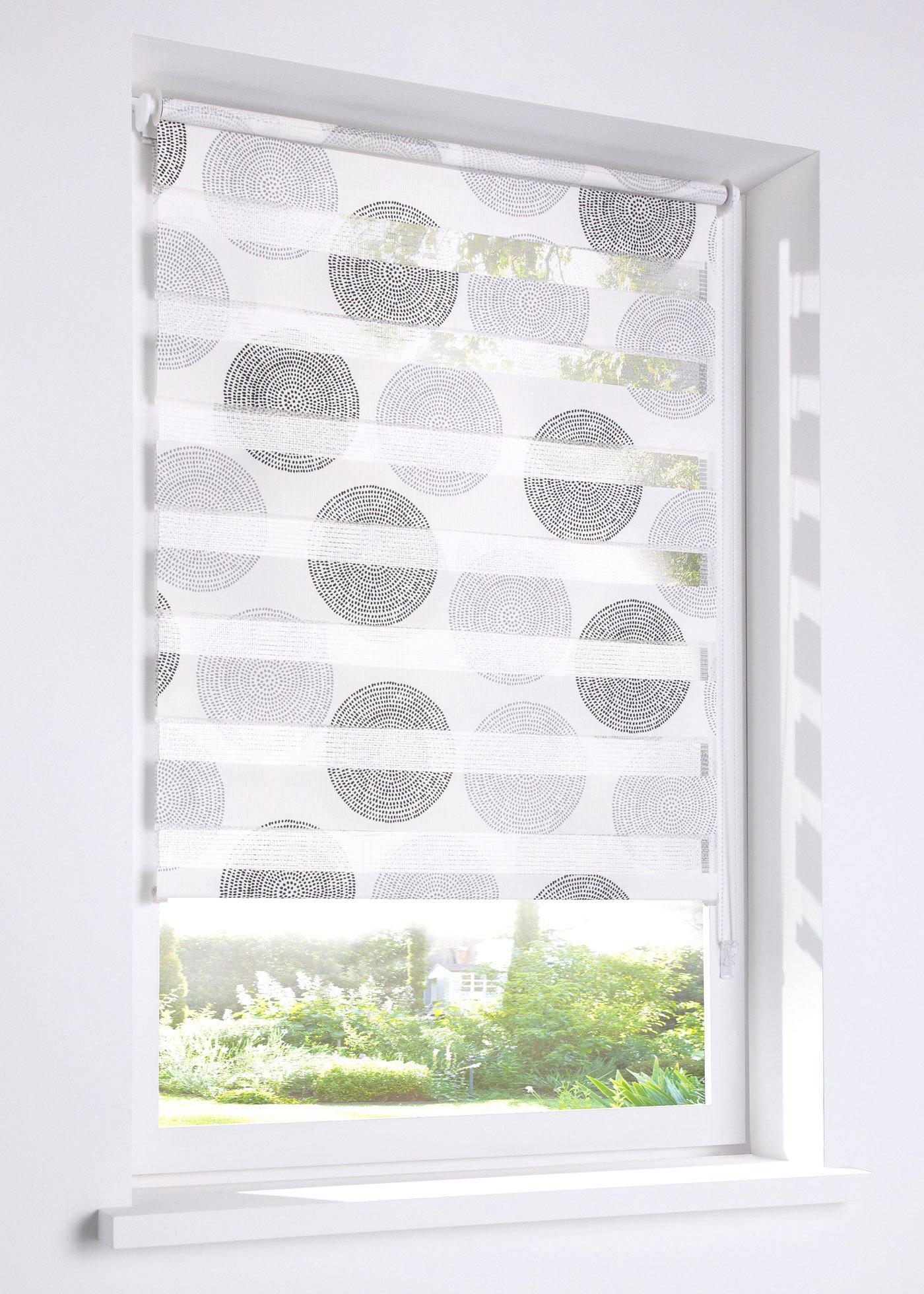 Store double motif cercle