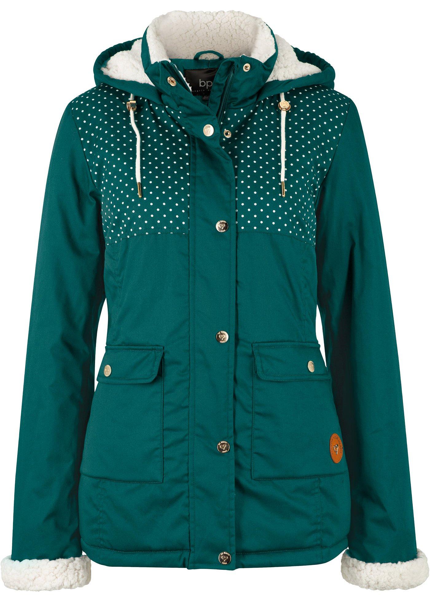 Veste avec capuche en maille peluche