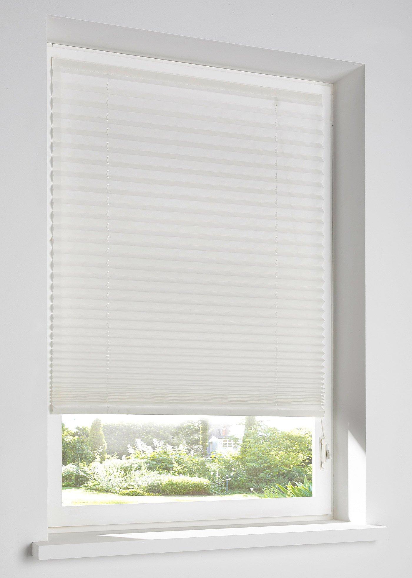 Store plissé avec bande auto agrippante