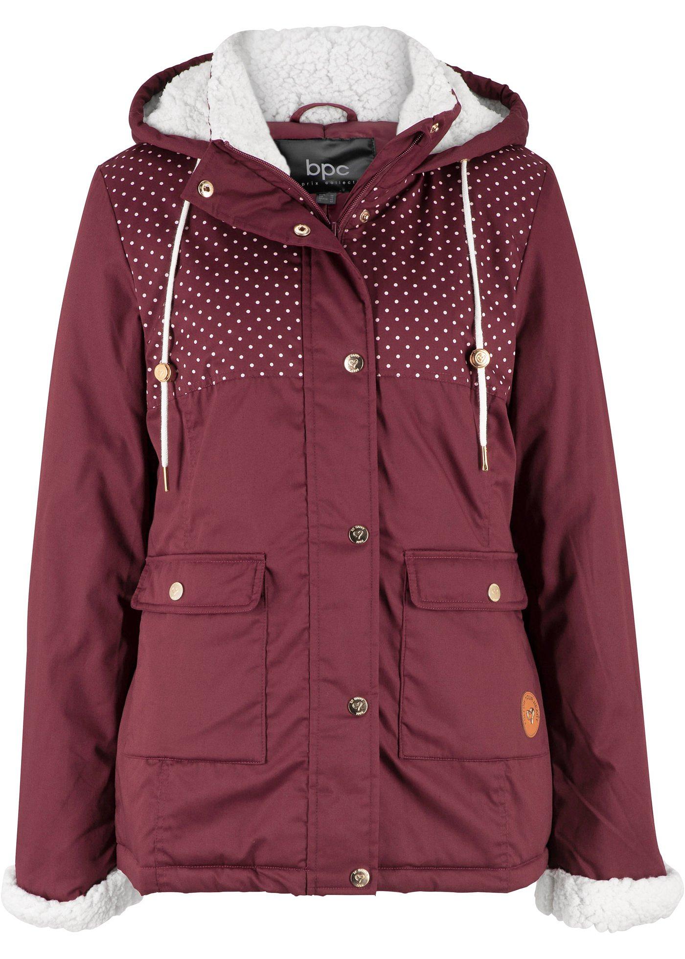 Veste avec capuche en maille peluche